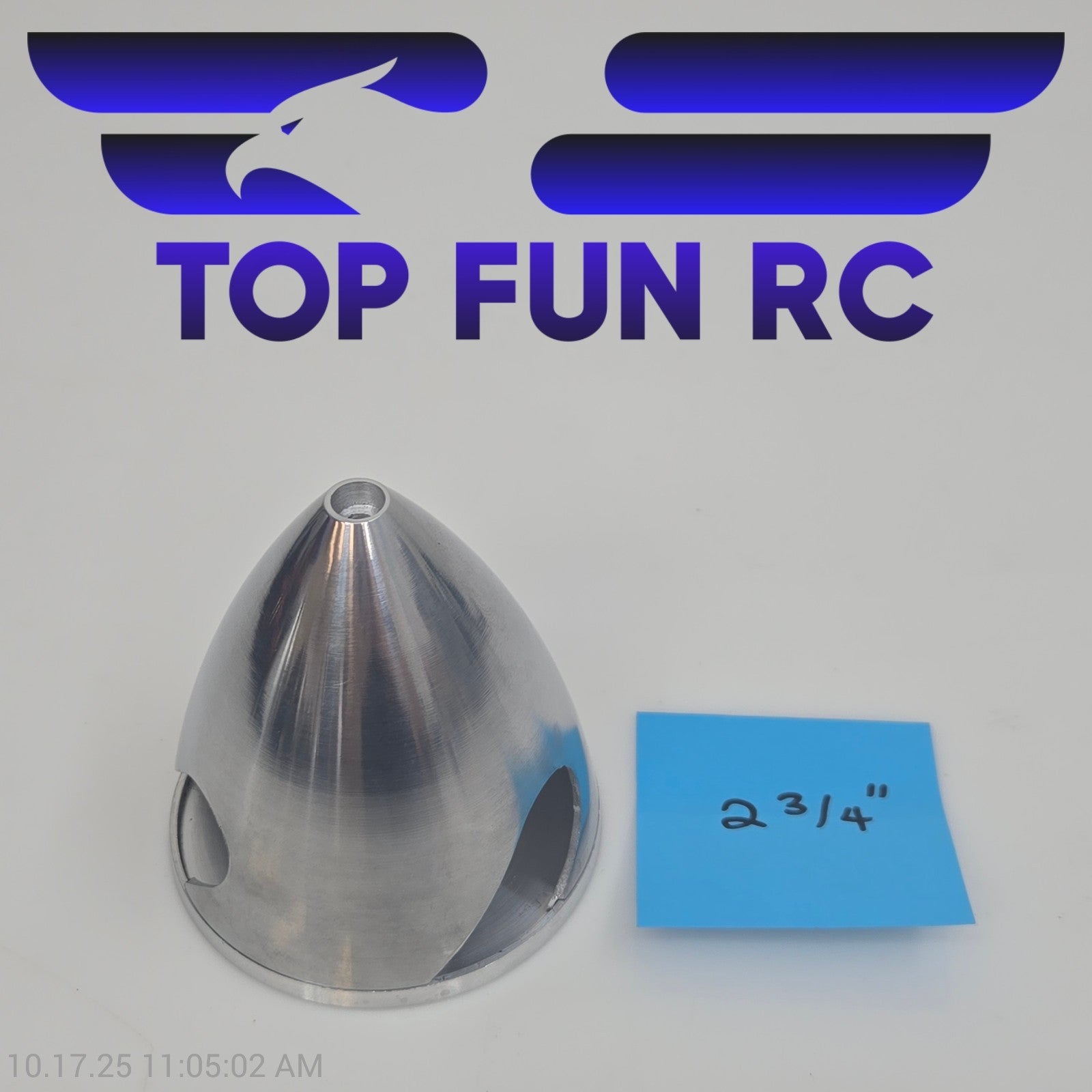 RC Aluminum Spinner 3-Blade 2 3/4" For Model Airplanes