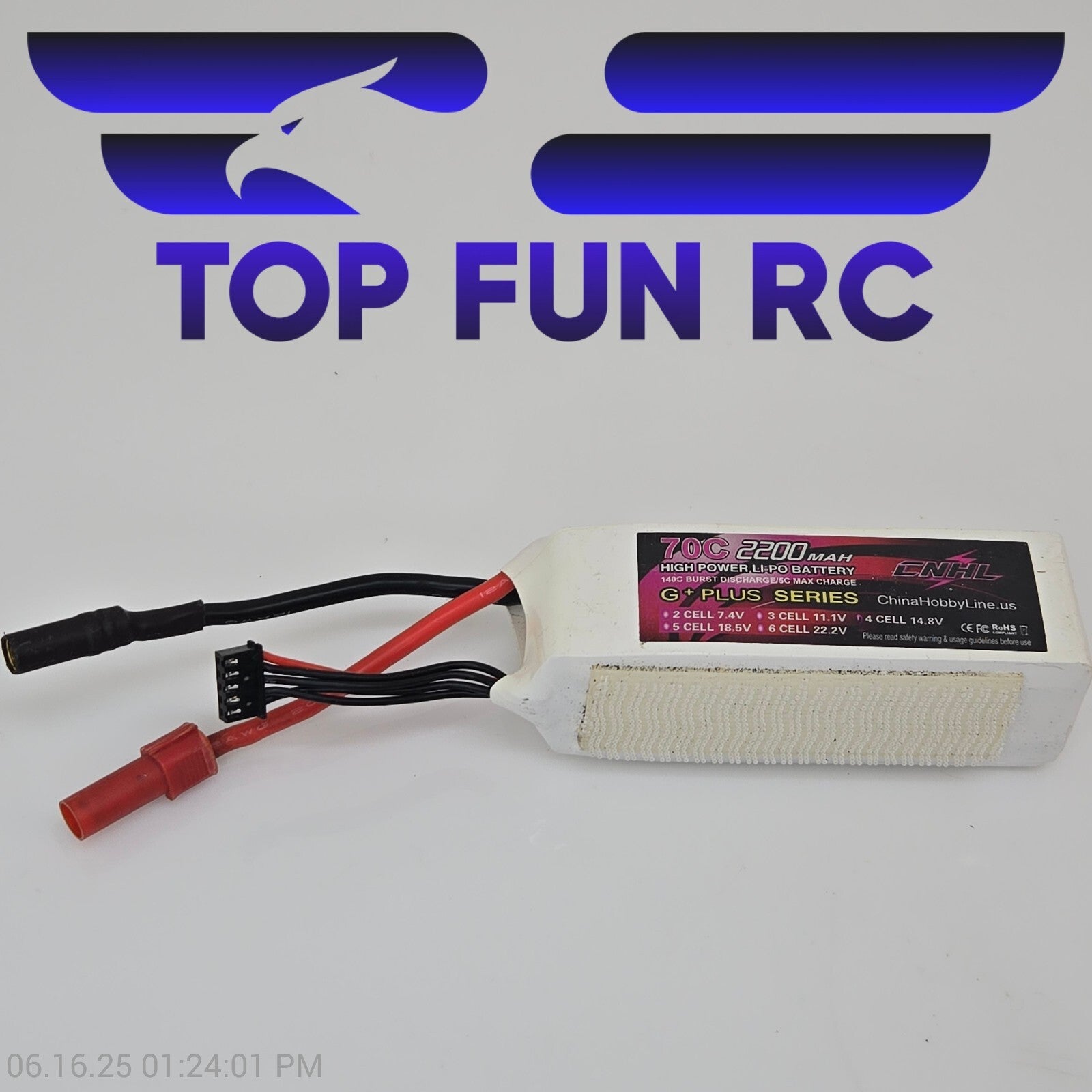CNHL 2200MAH 4S 14.8V 70C Lipo Battery All Cells Balanced