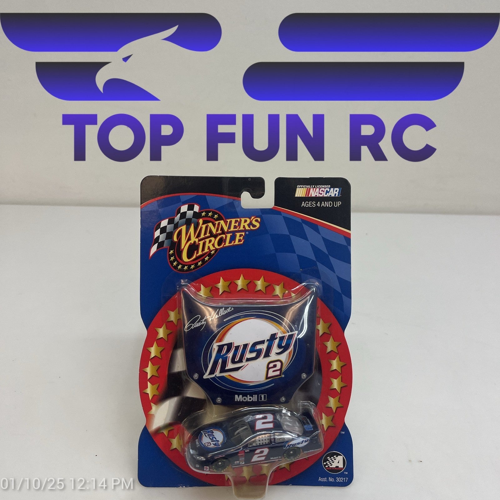 Winners Circle Rusty Wallace #2 Mobil 1 Diecast Car
