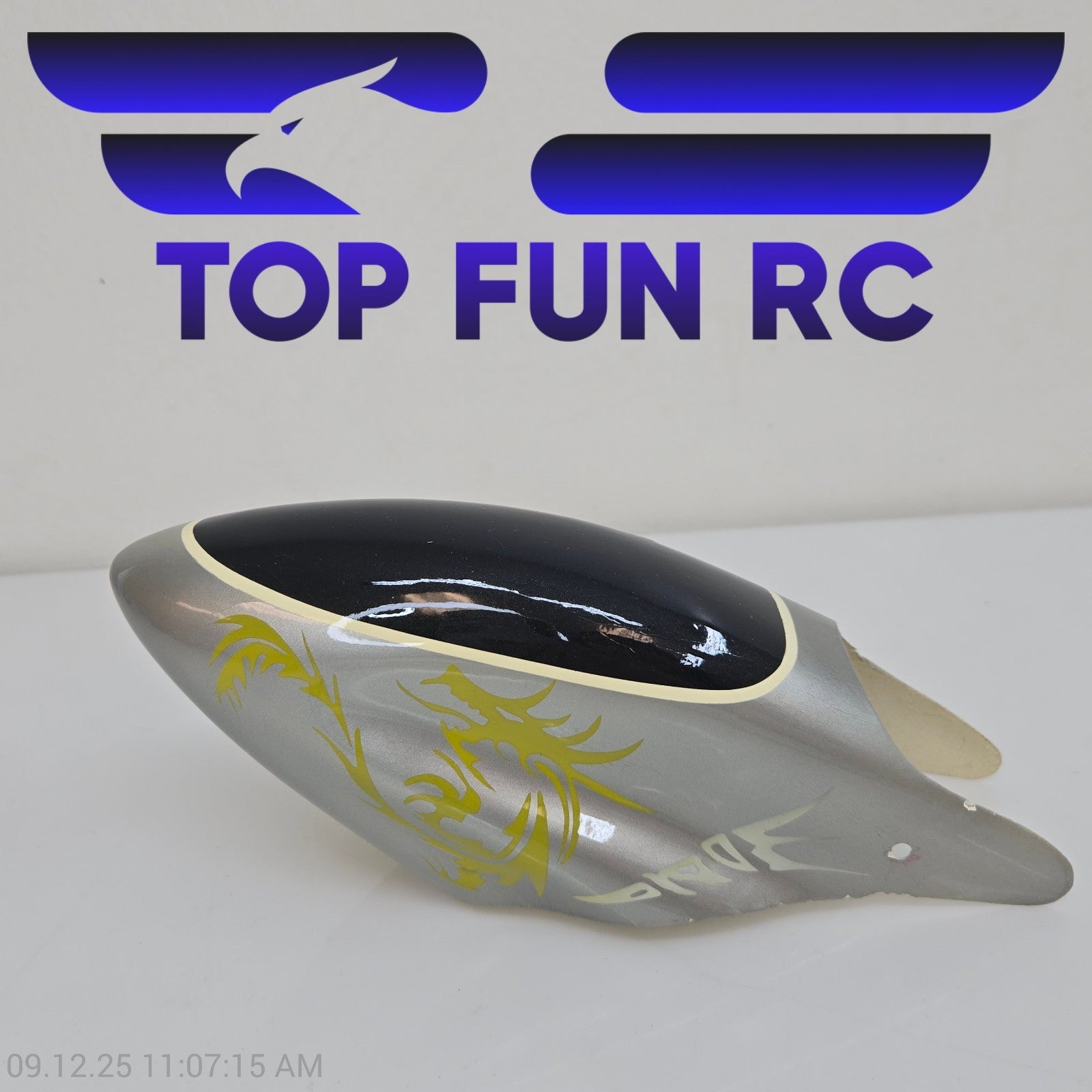 RC Helicopter Canopy Custom Air Brushed For 450 Size Helicopters