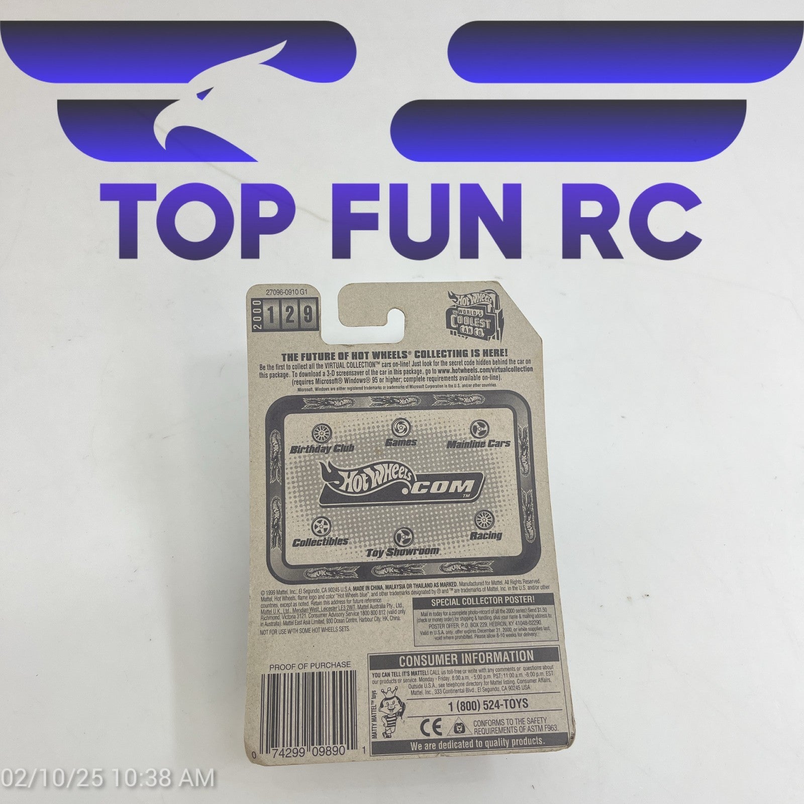 Hot Wheels Virtual Collection Turbolence #129 1/64 Scale