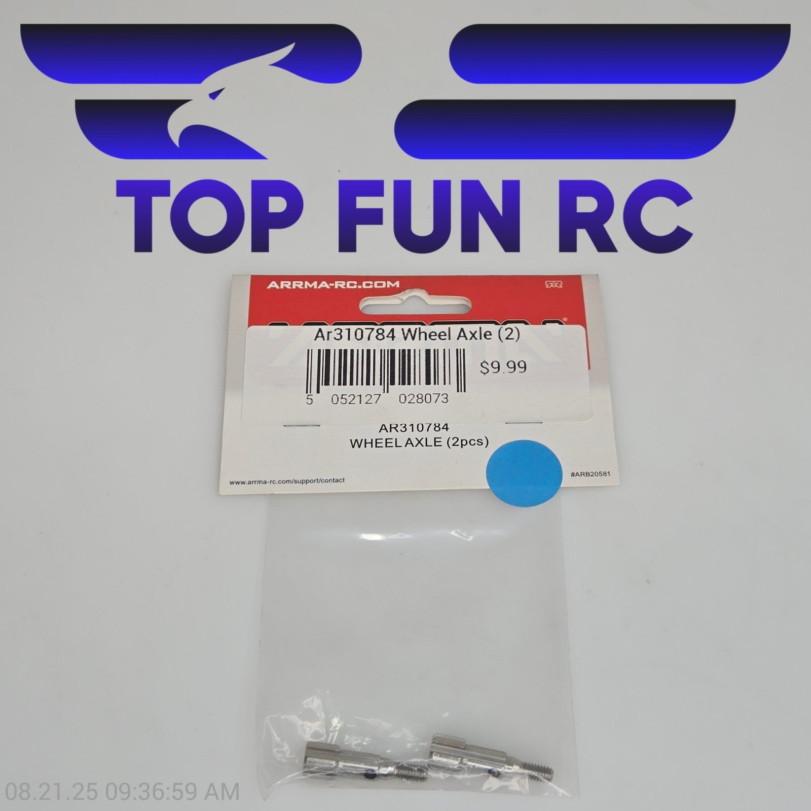 Arrma AR310784 Wheel Axle (2pcs)