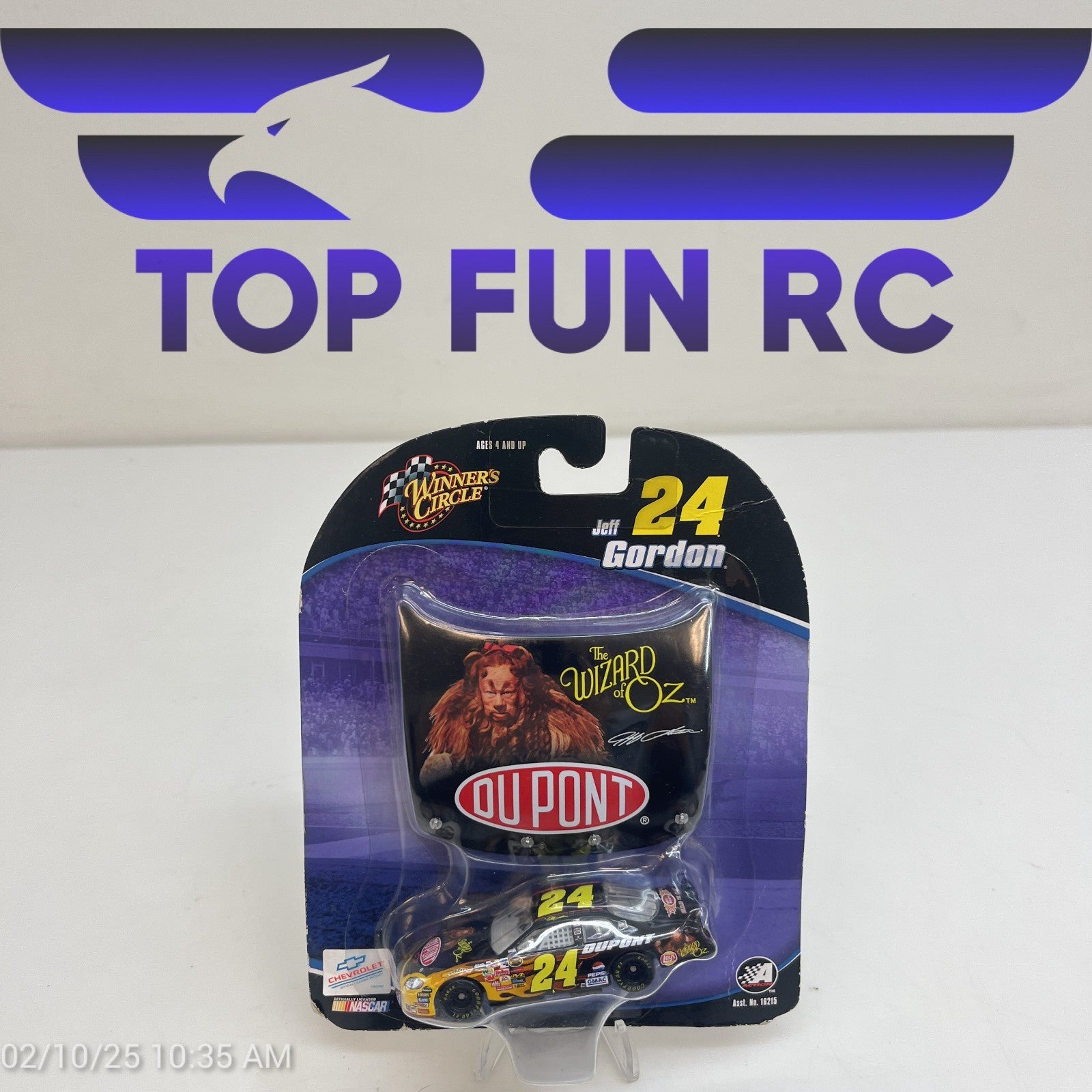 Winners Circle The Wizard Of OZ Dupont #24 Jeff Gordon Diecast