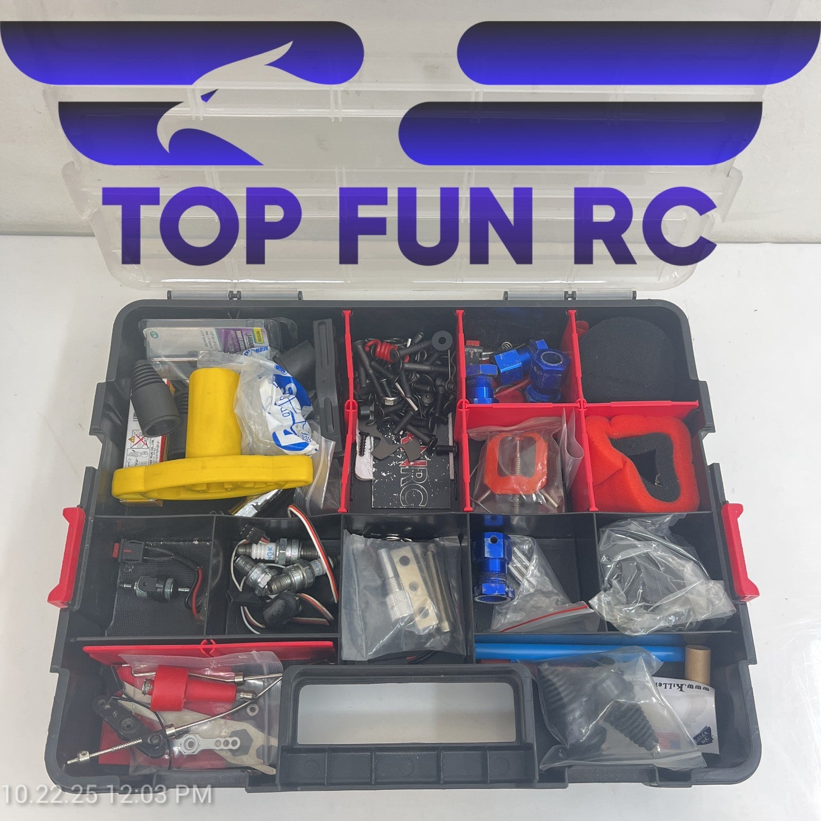 RC Assorted Parts Spark Plugs, Axle Outdrive Shaft, Gear Puller & More Gas Parts