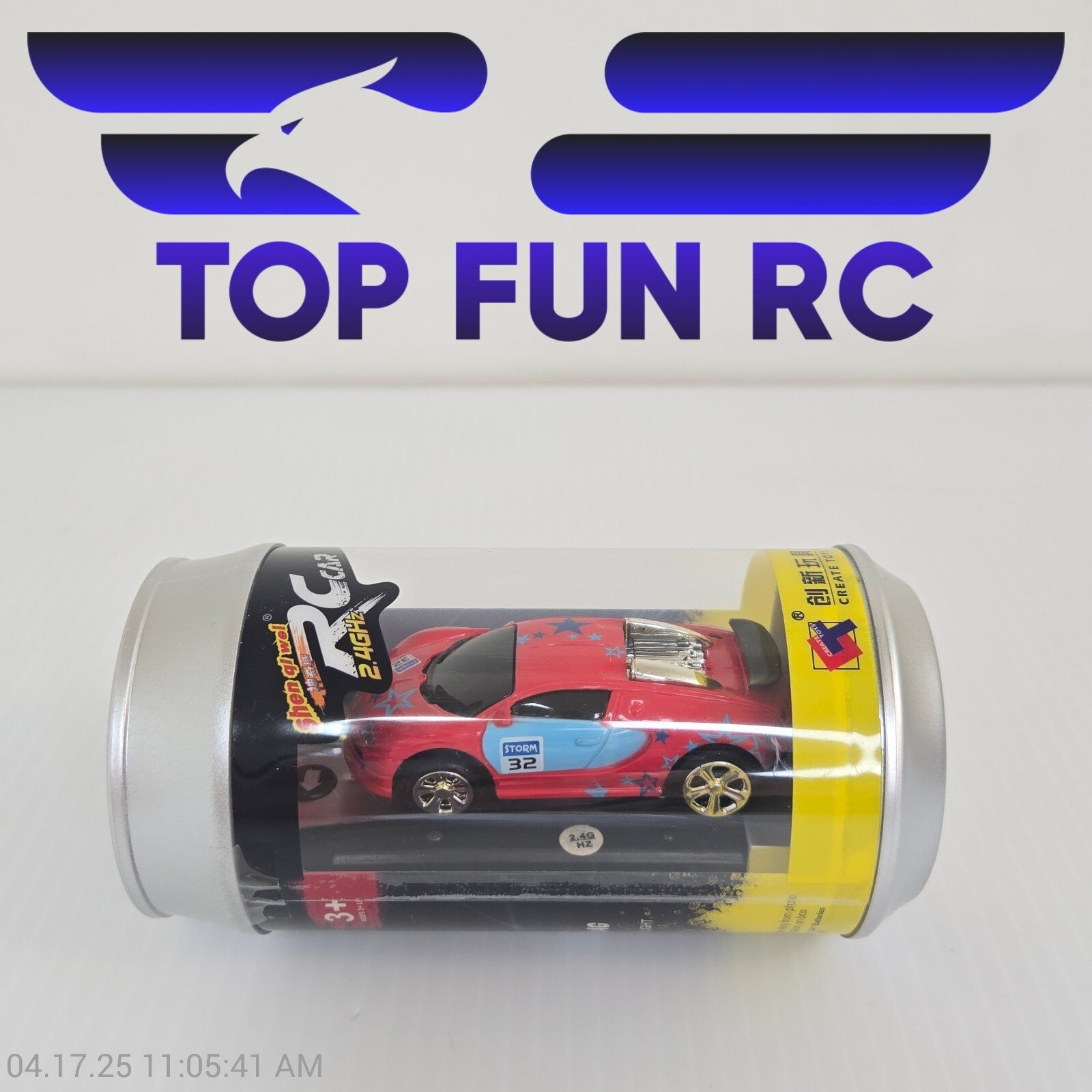 Mini RC Car w/ Can Box Power Induction Fourway Remote Control APP Dual Mode