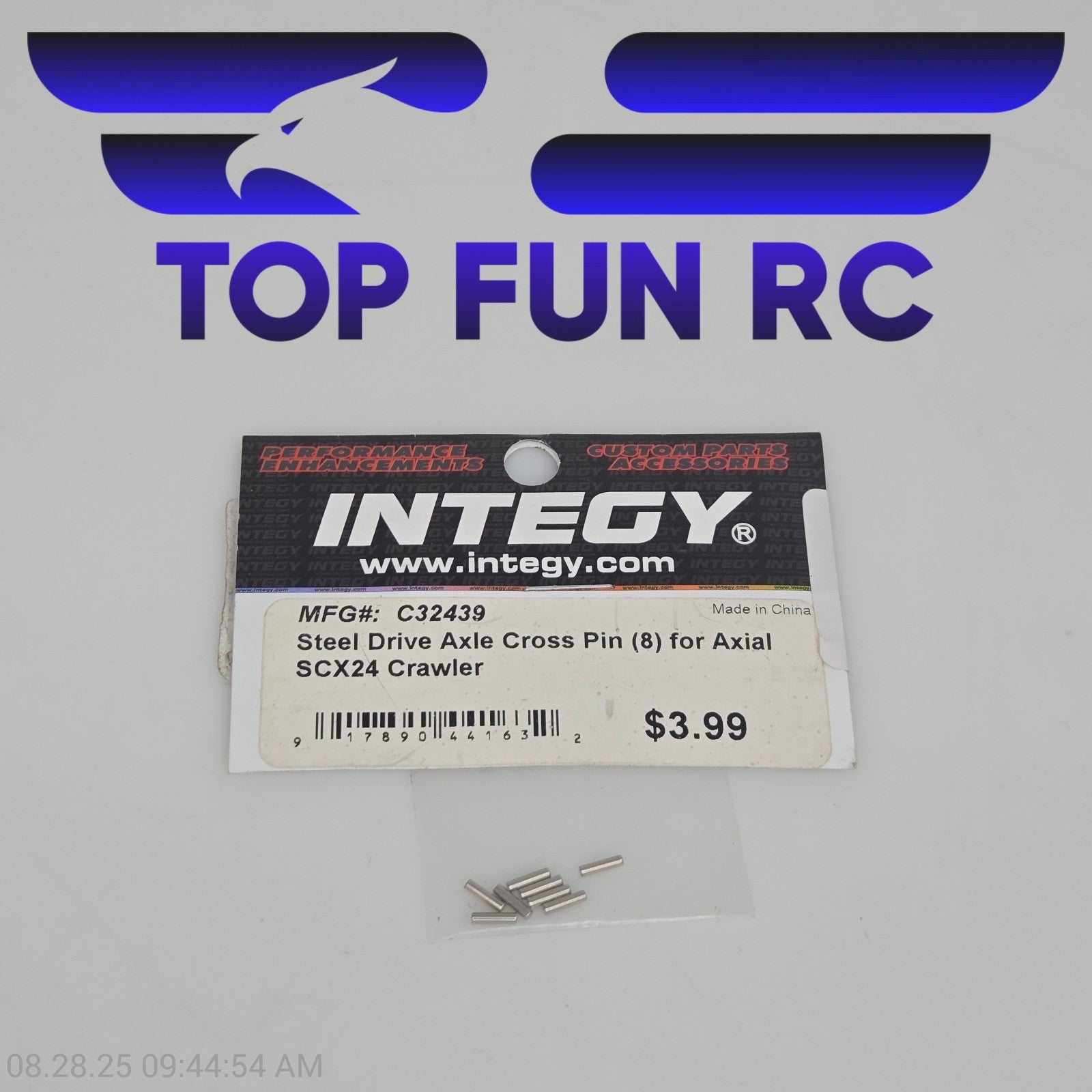 Integy C32439 Steel Drive Axle Cross Pin (8) For Axial SCX24 Crawler