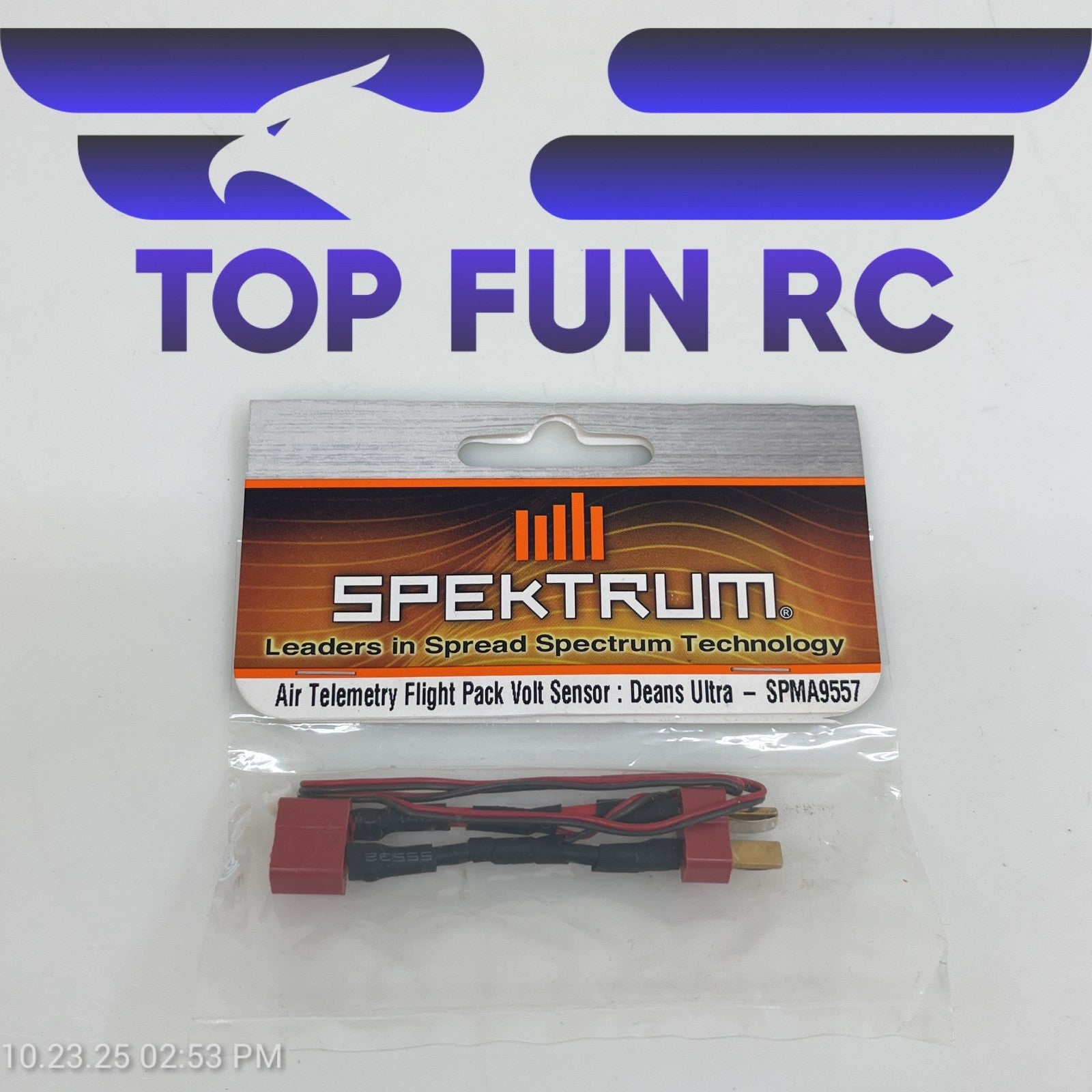 Spektrum SPMA9557 Air Telemetry Flight Pack Volt Sensor Deans Ultra