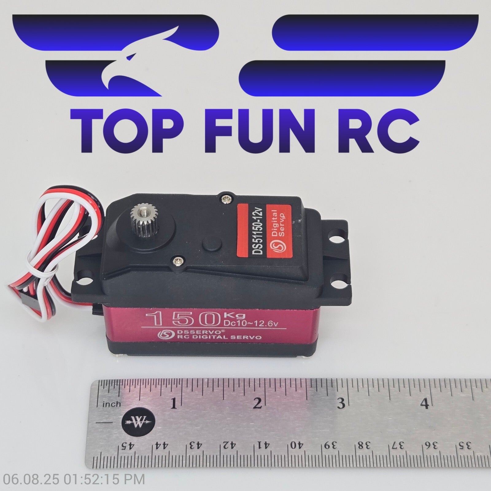 DSServo 150Kg DC-10-12.6V Digital Servo, Metal Gear