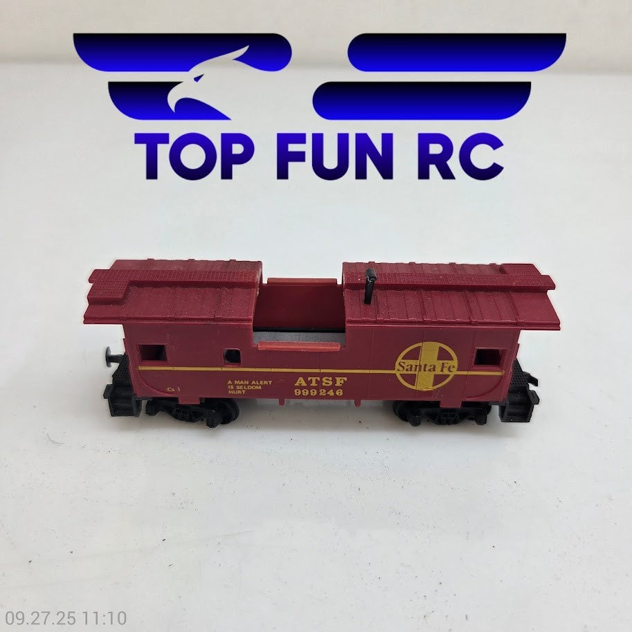 AHM HO Scale Santa Fe Wide-Vision Safety Caboose AT&SF 999246
