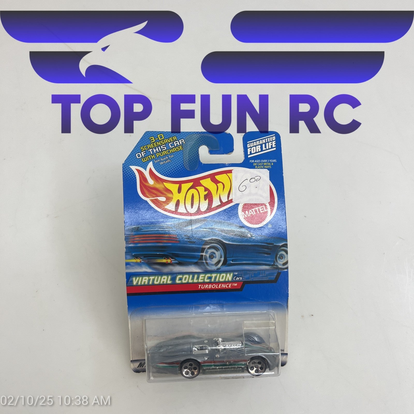 Hot Wheels Virtual Collection Turbolence #129 1/64 Scale