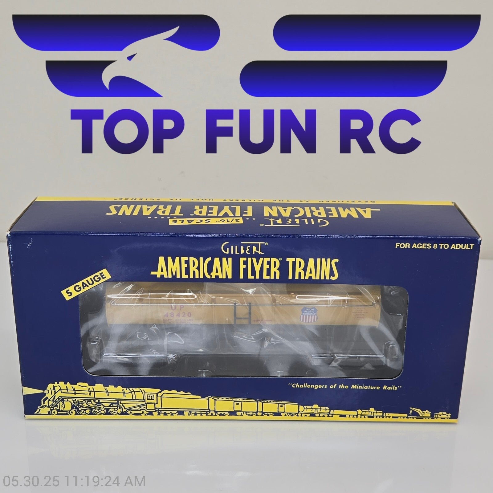American Flyer Trains 6-48420 Union Pacific 3-Dome Tank Car