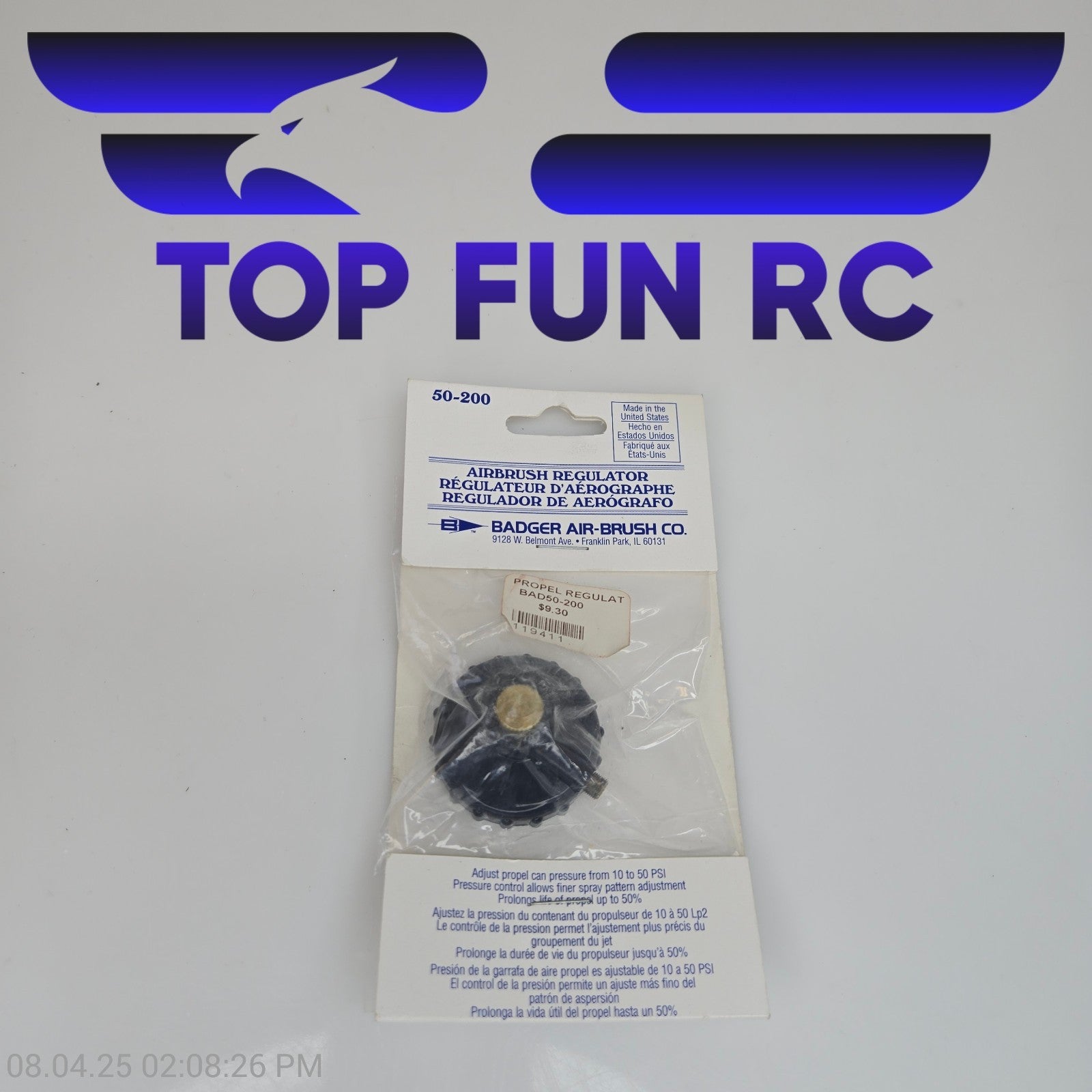Badger Air Brush Accesories BAD50200 Airbrush Regulator