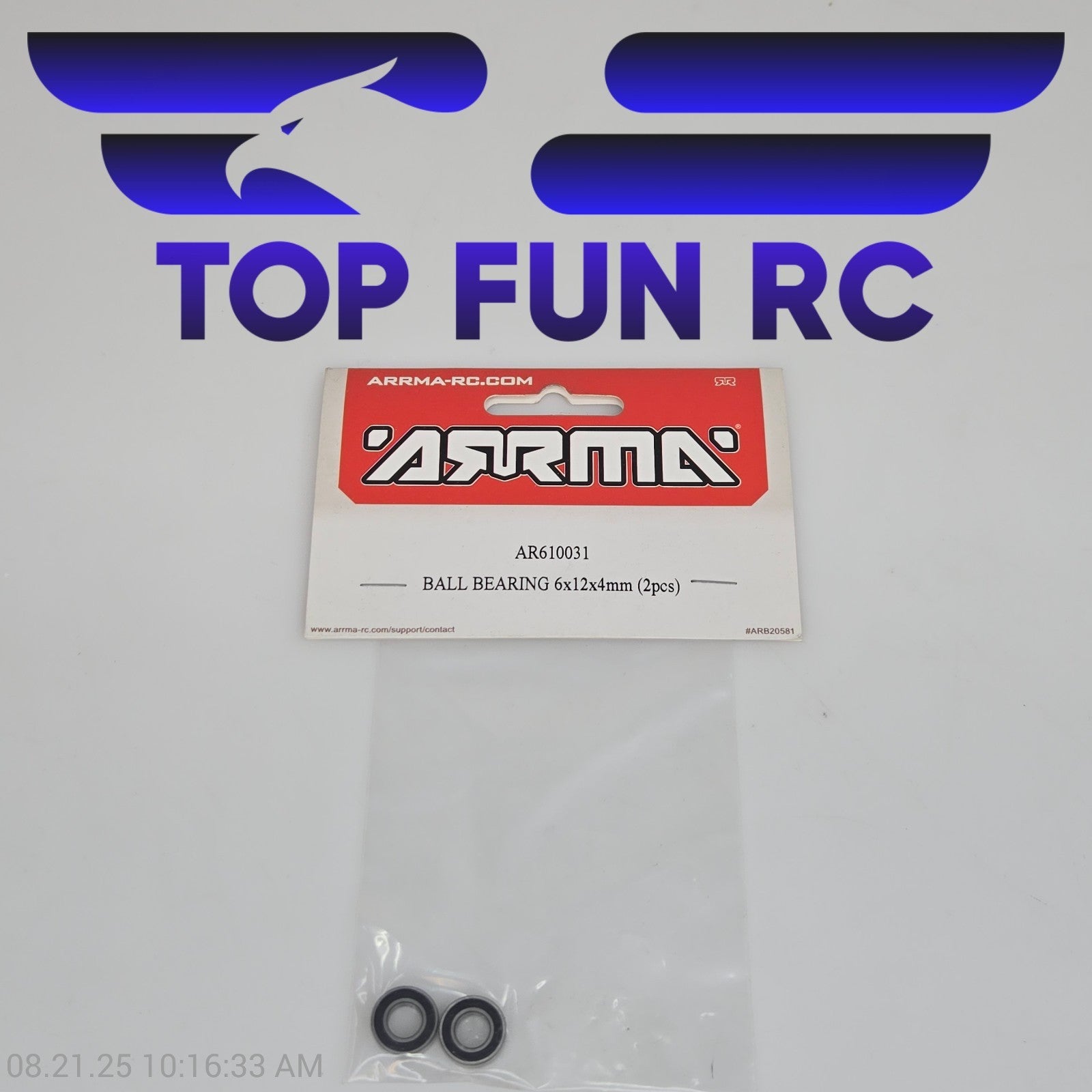 Arrma AR610031 Ball Bearing 6x12x4mm (2pcs)