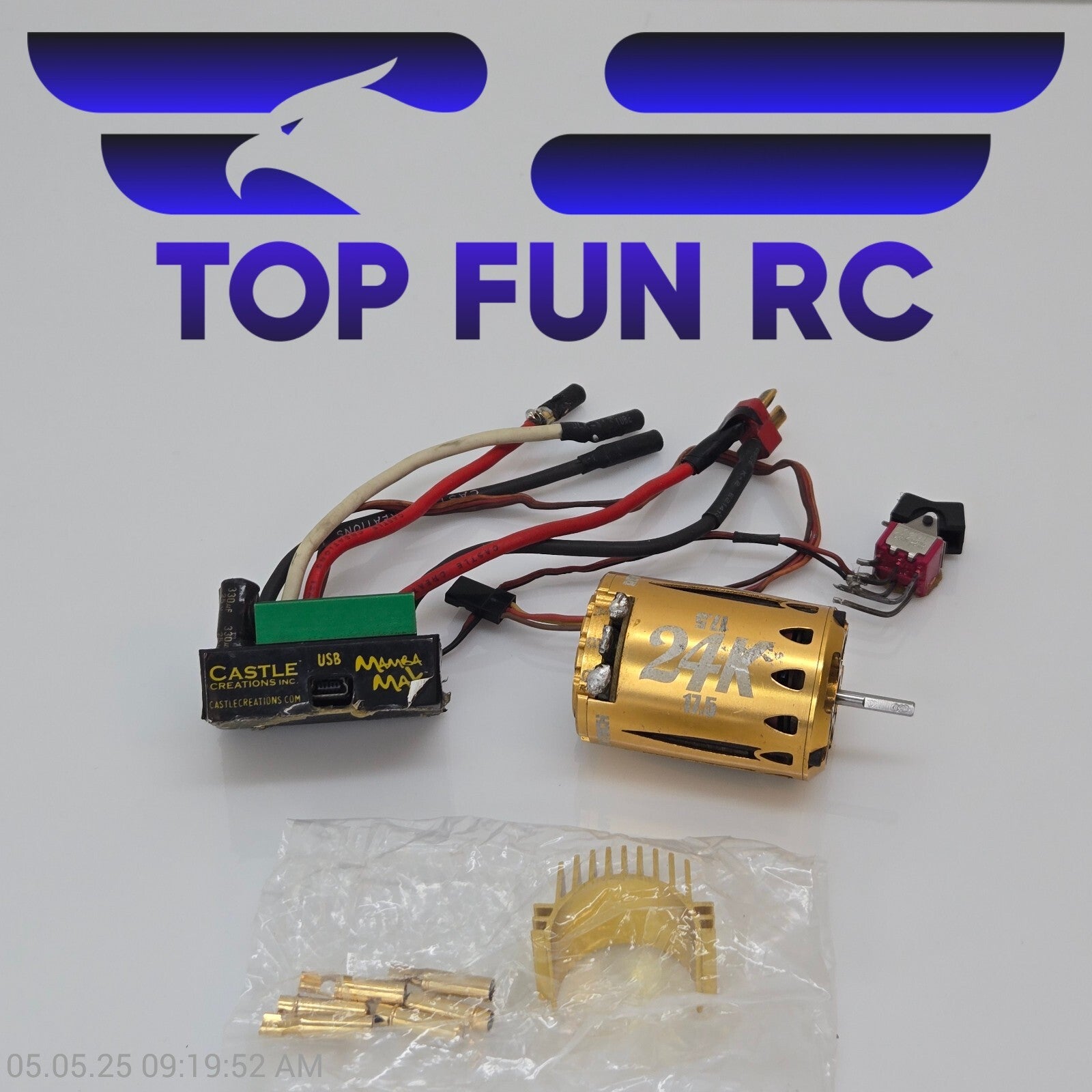 Revtech RC 24k- 17.5 Brushless, Sensored w/ Castle Mamba Max Pro ESC 1/10 Scale