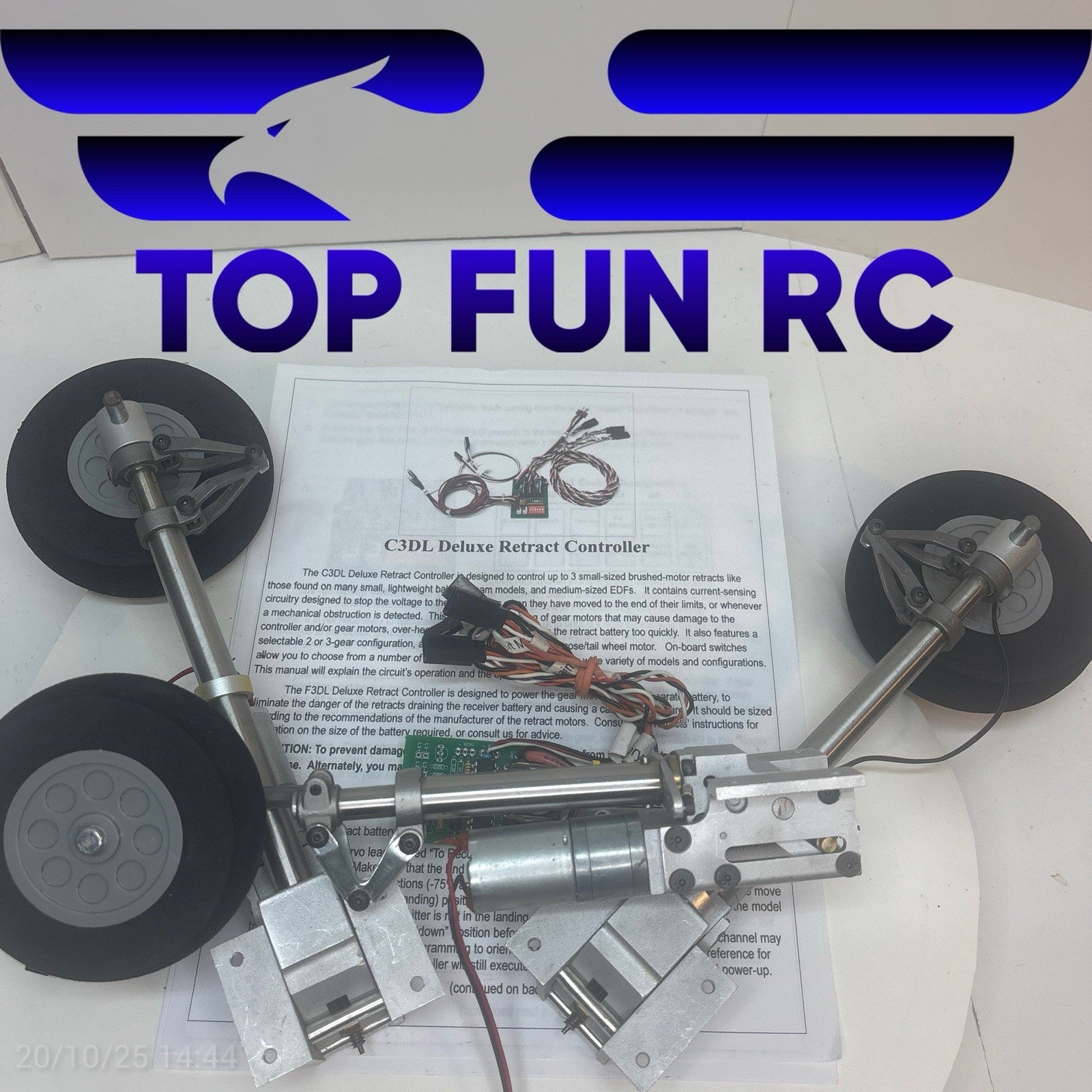 Century Jet Models Tri-Gear Electric Main & Nose Retracts