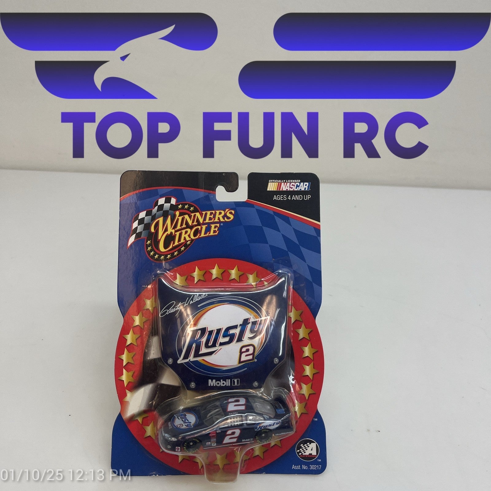 Winners Circle Rusty Wallace #2 Mobil 1 Diecast Car
