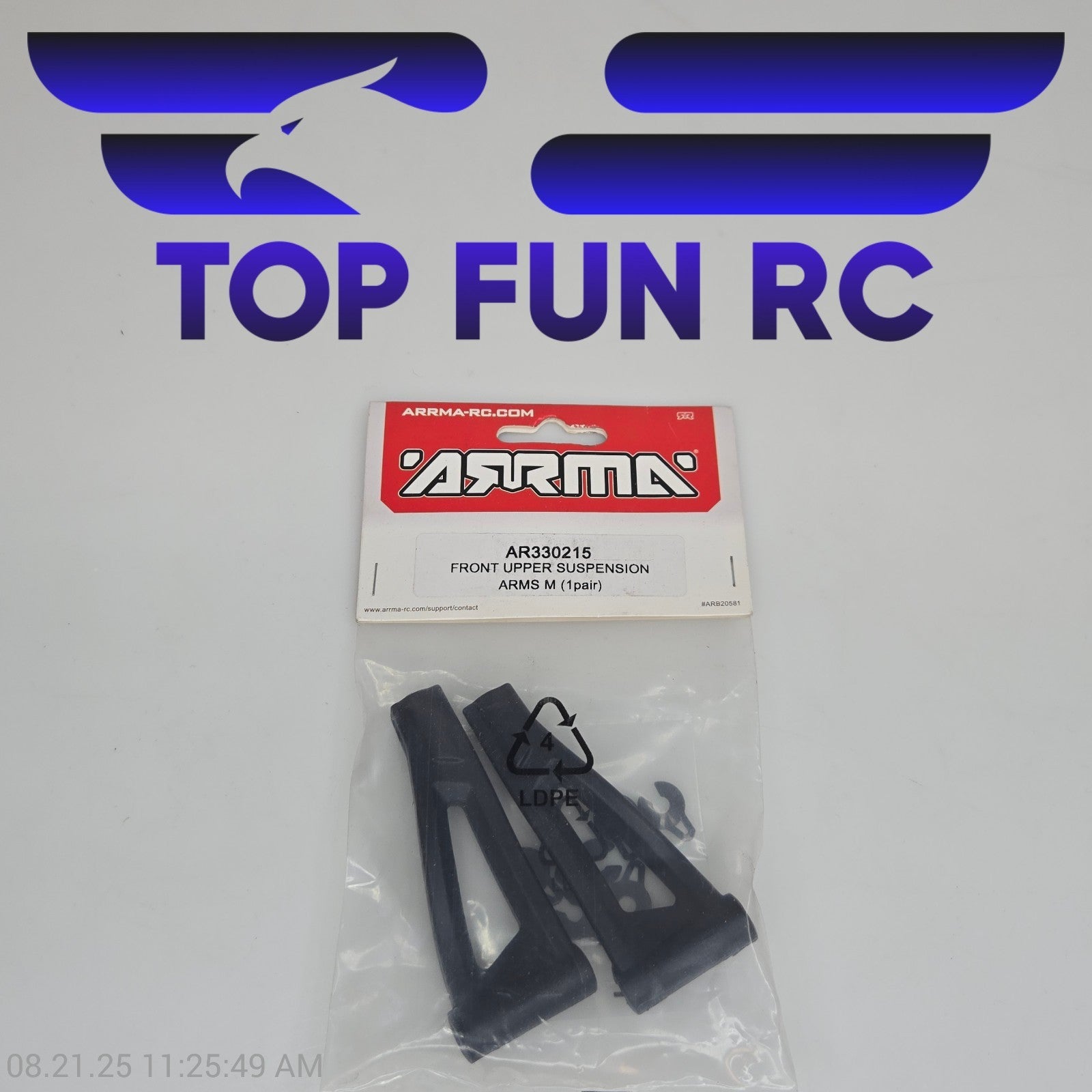Arrma AR330215 Front Upper Suspension Arms M (1 Pair)