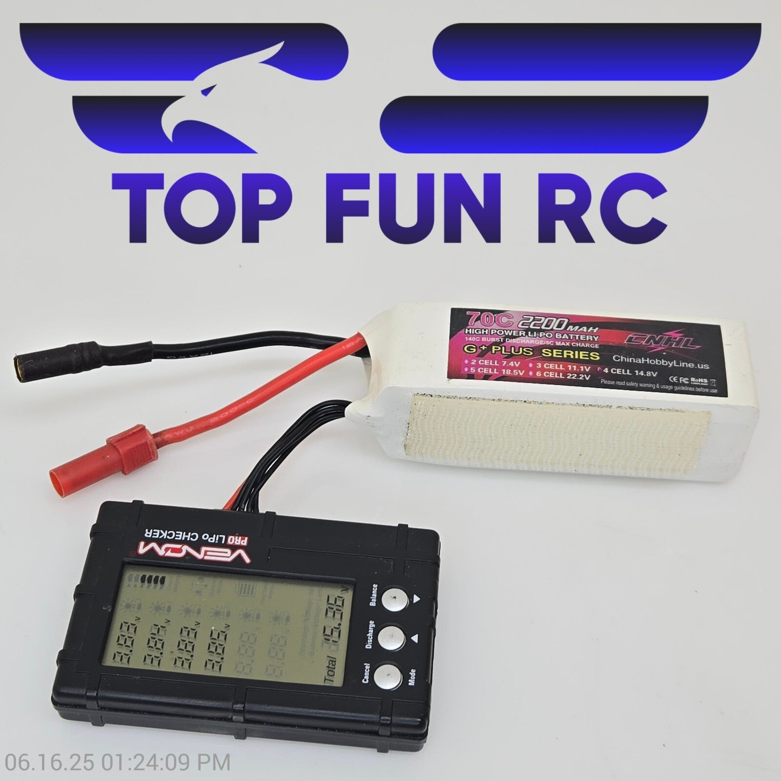 CNHL 2200MAH 4S 14.8V 70C Lipo Battery All Cells Balanced