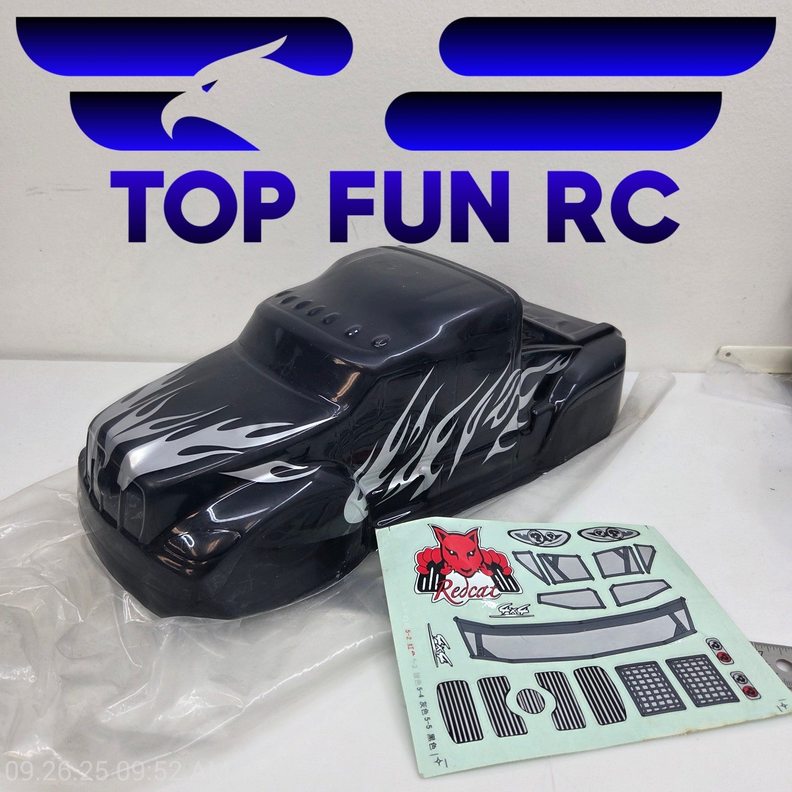 Redcat Racing 1/10 Scale Volcano EPX Pro Nitro S30 Black Silver Semi truck