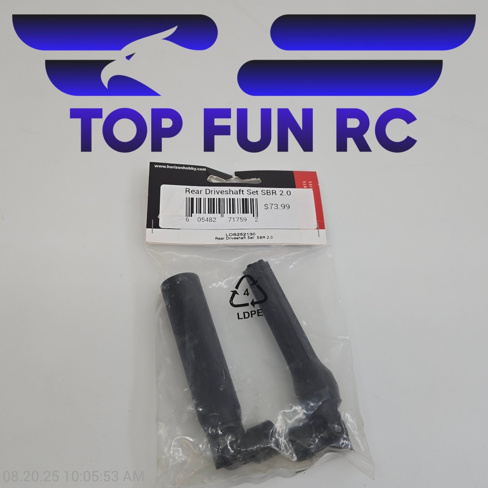 Losi LOS252130 Rear Driveshaft Set For SBR 2.0