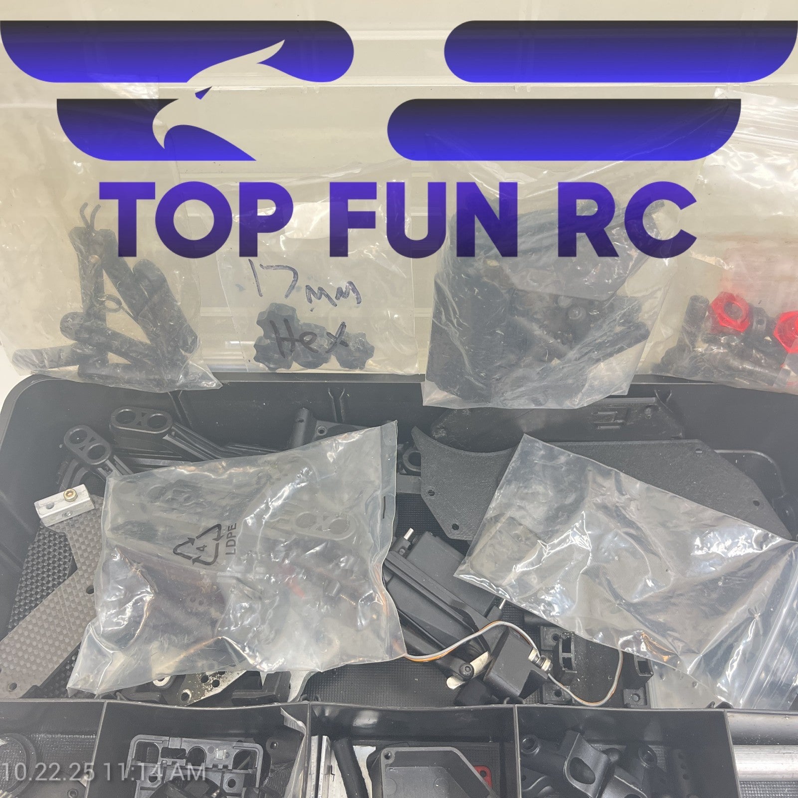 RC Assorted Parts Center Drive Gear & Misc Nylon Parts