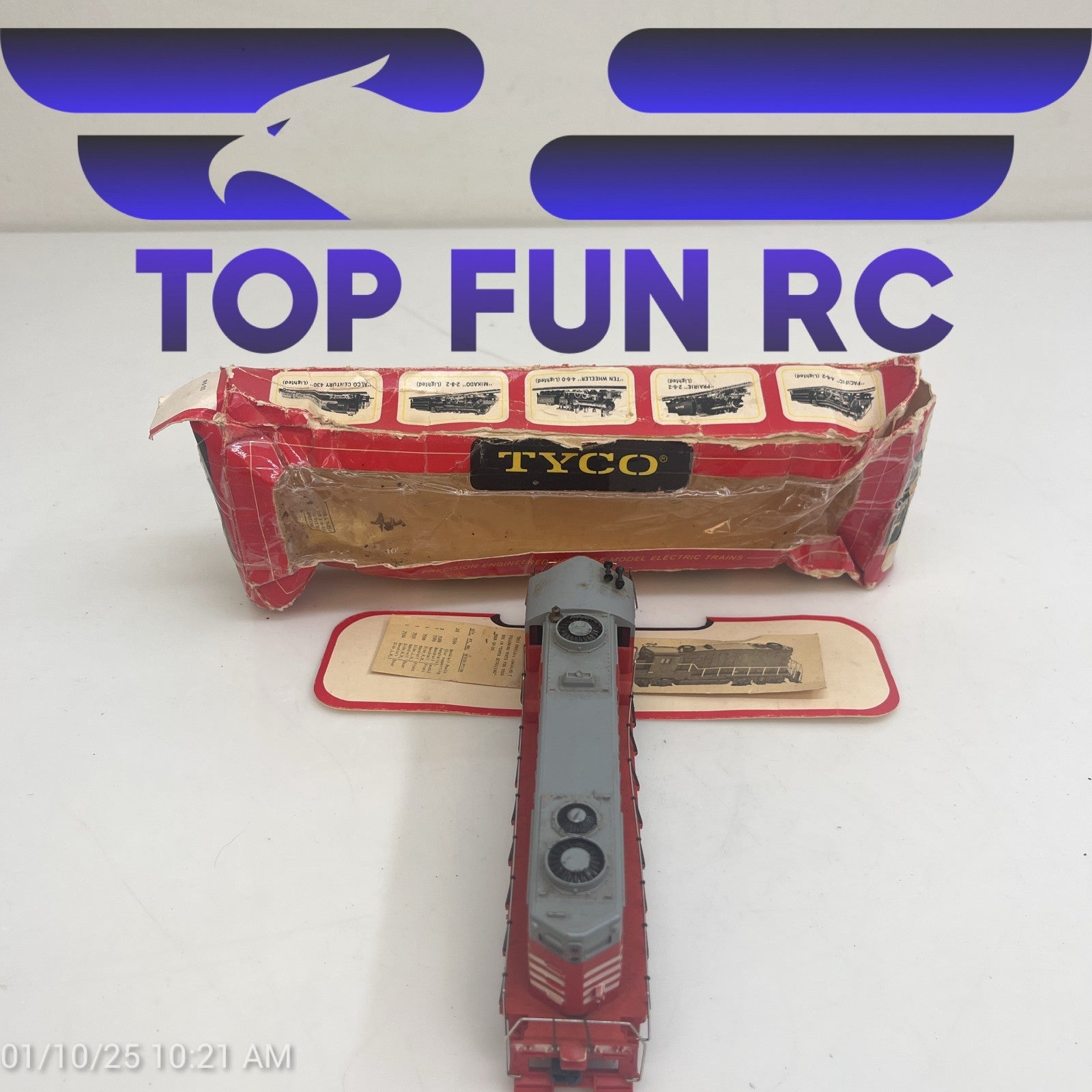 Tyco Burlington HO-Gauge 4301 Locomotive