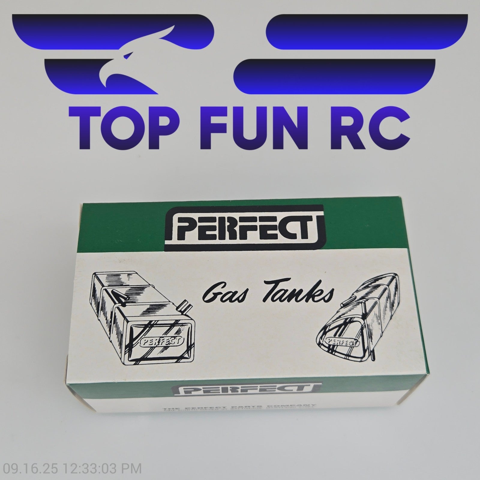 Perfect RC #11 Gas Tank Long Super Wedgetank 4oz Capacity