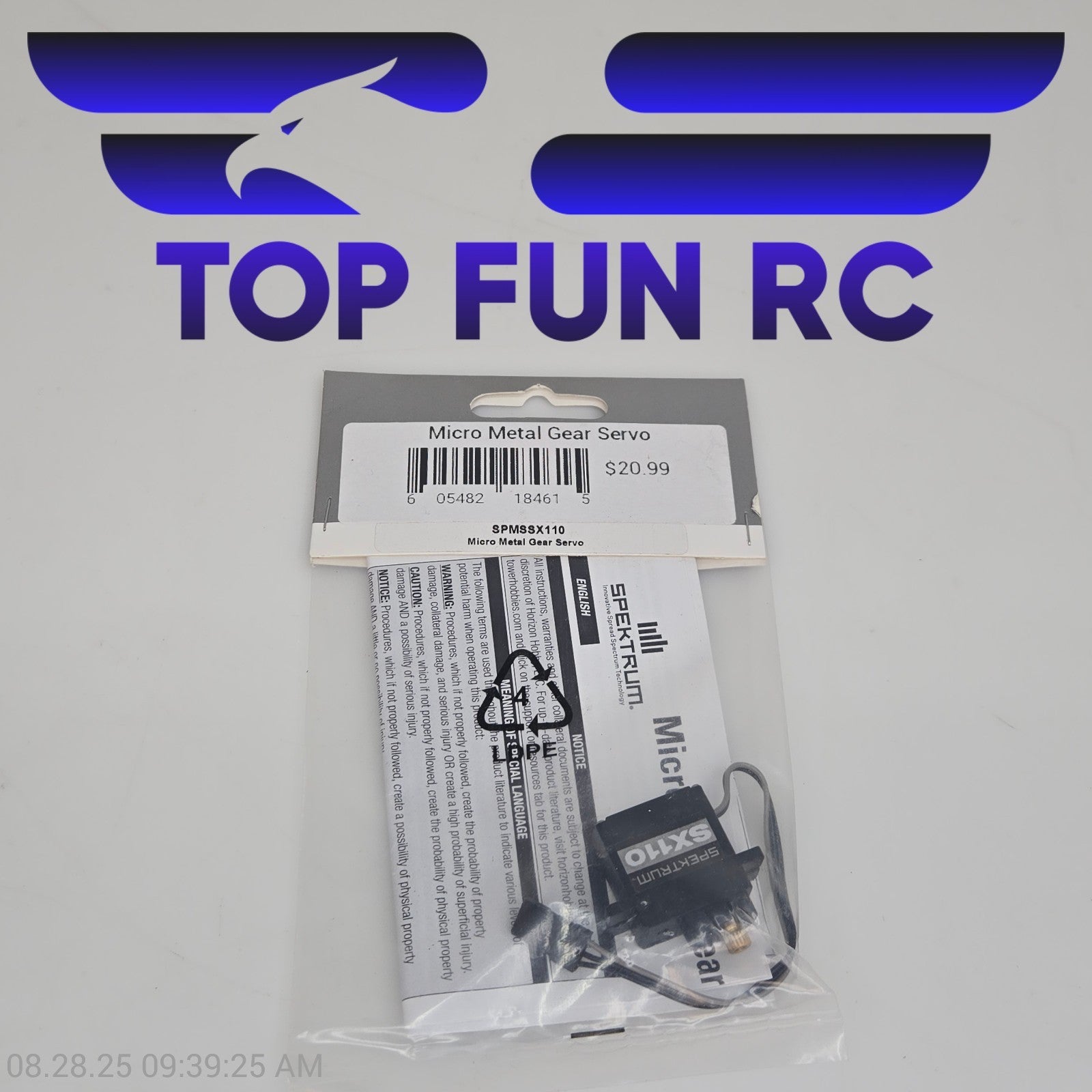 Spektrum SPMSSX110 Micro Metal Gear Servo