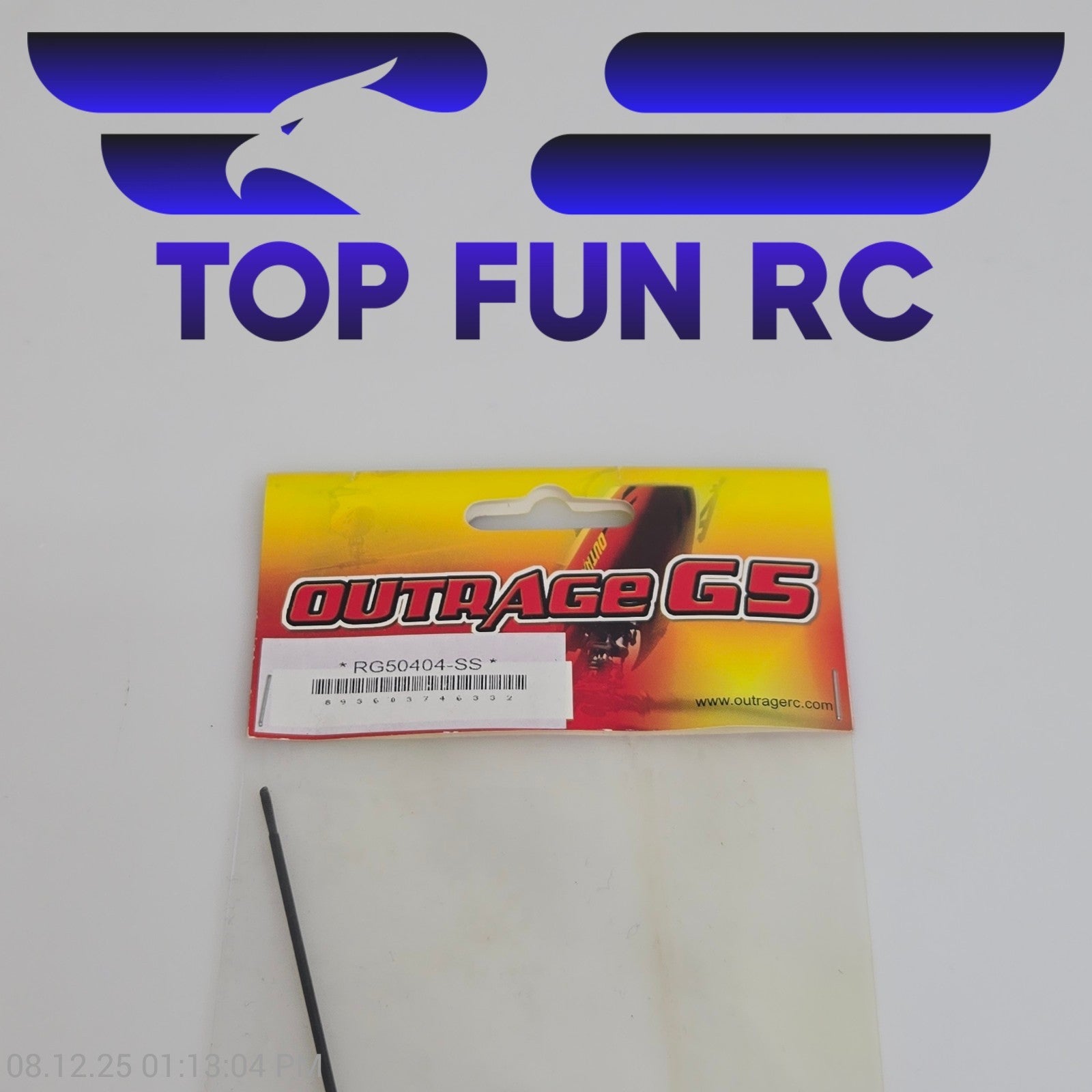Outrage Helicopters RG50404-SS Tail Push Rod Set For G5 Helicopter