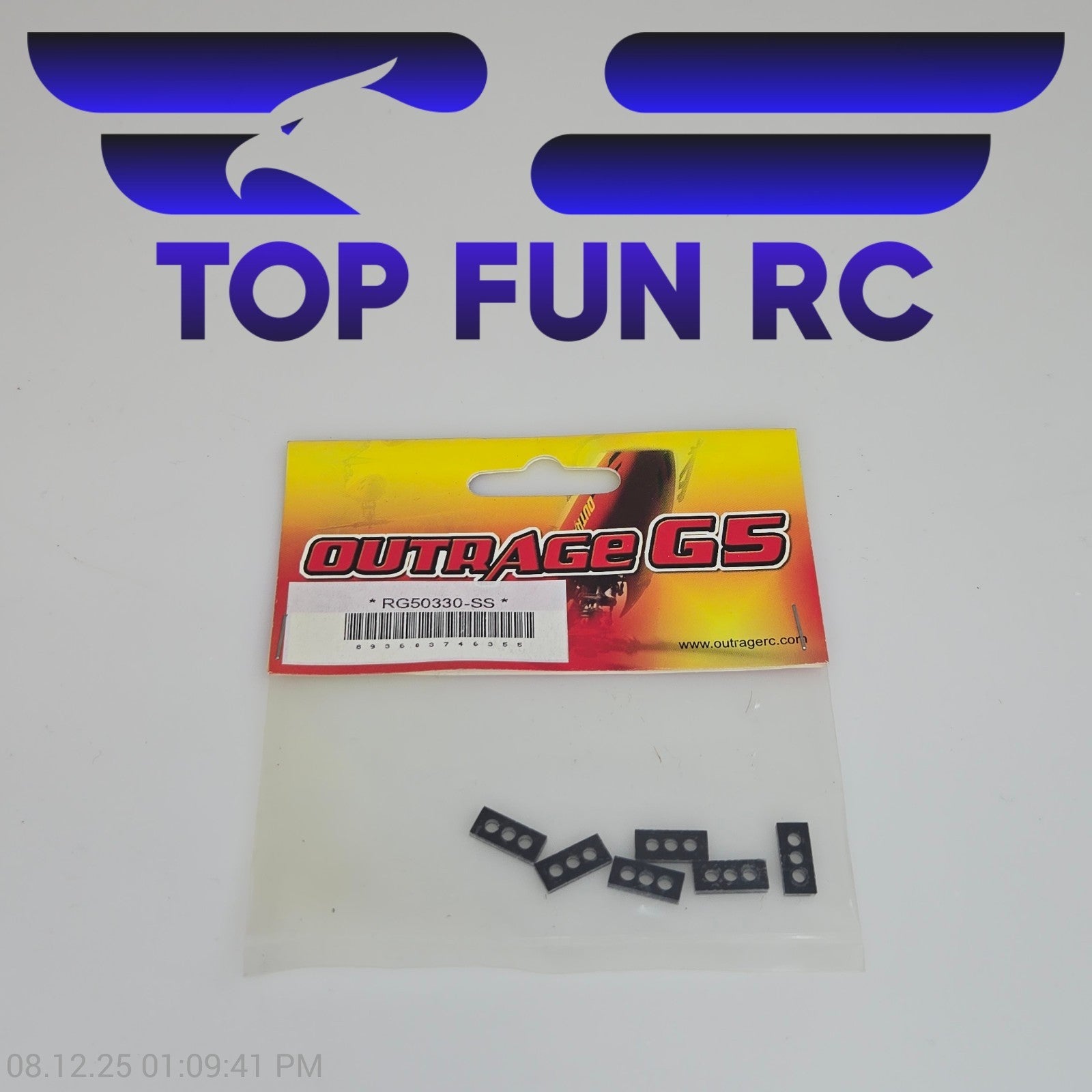 Outrage RG50330-SS Servo Spacer For HS65MG Servo For G5 Helicopter
