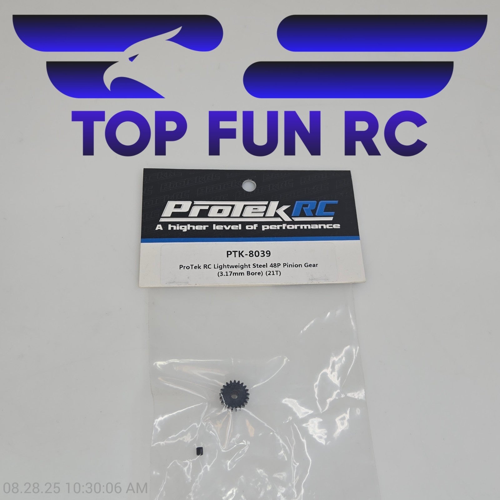 ProTek RC PTK-8039 Lightweight Steel 48P Pinion Gear (3.17mm Bore) (21T)