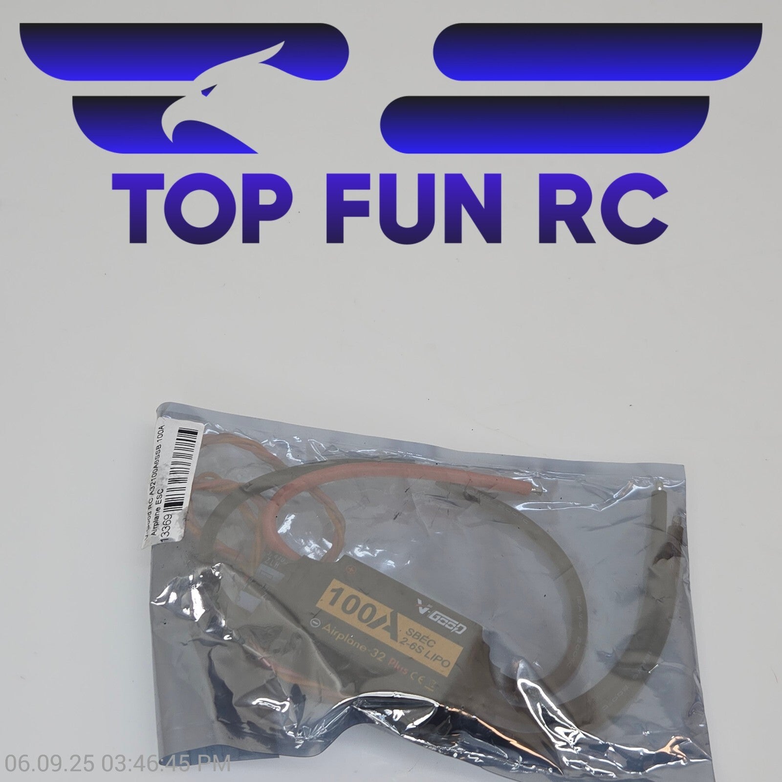V-Good 100A SBEC 2-6S Lipo Airplane ESC, Vintage!
