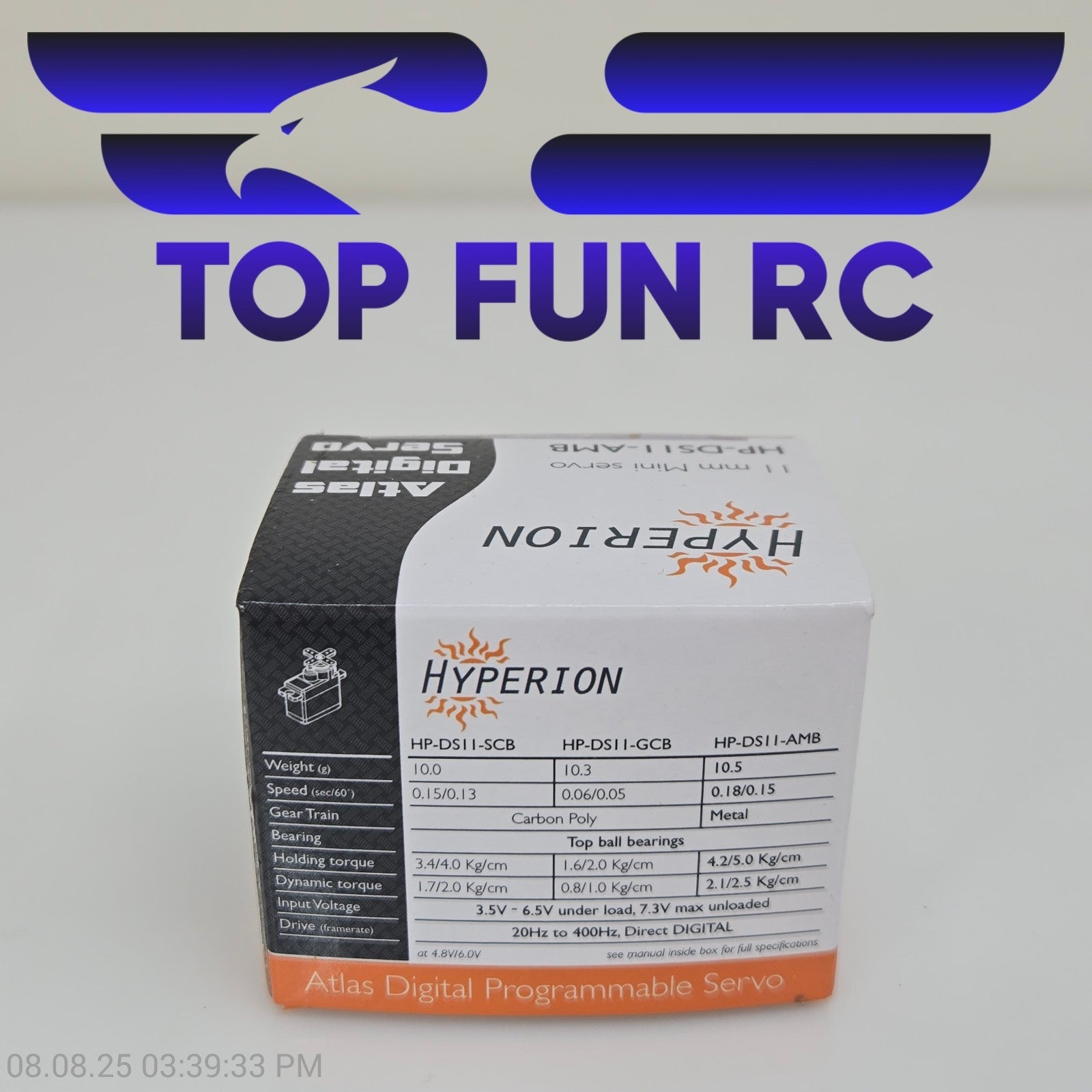 Hyperion HP-DS11-AMB Atlas Digital Servo 11mm Mini