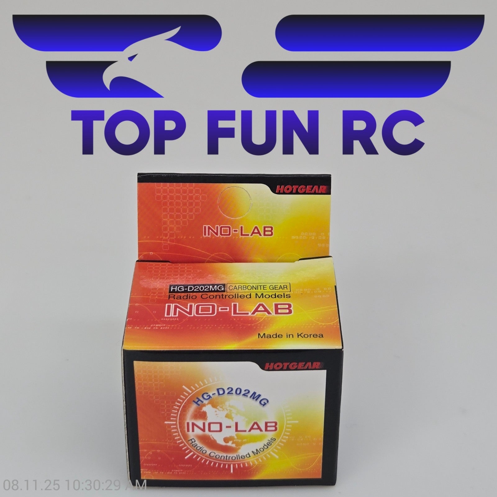 INO-Lab HG-D202MG Carbonite Gear RC Servo