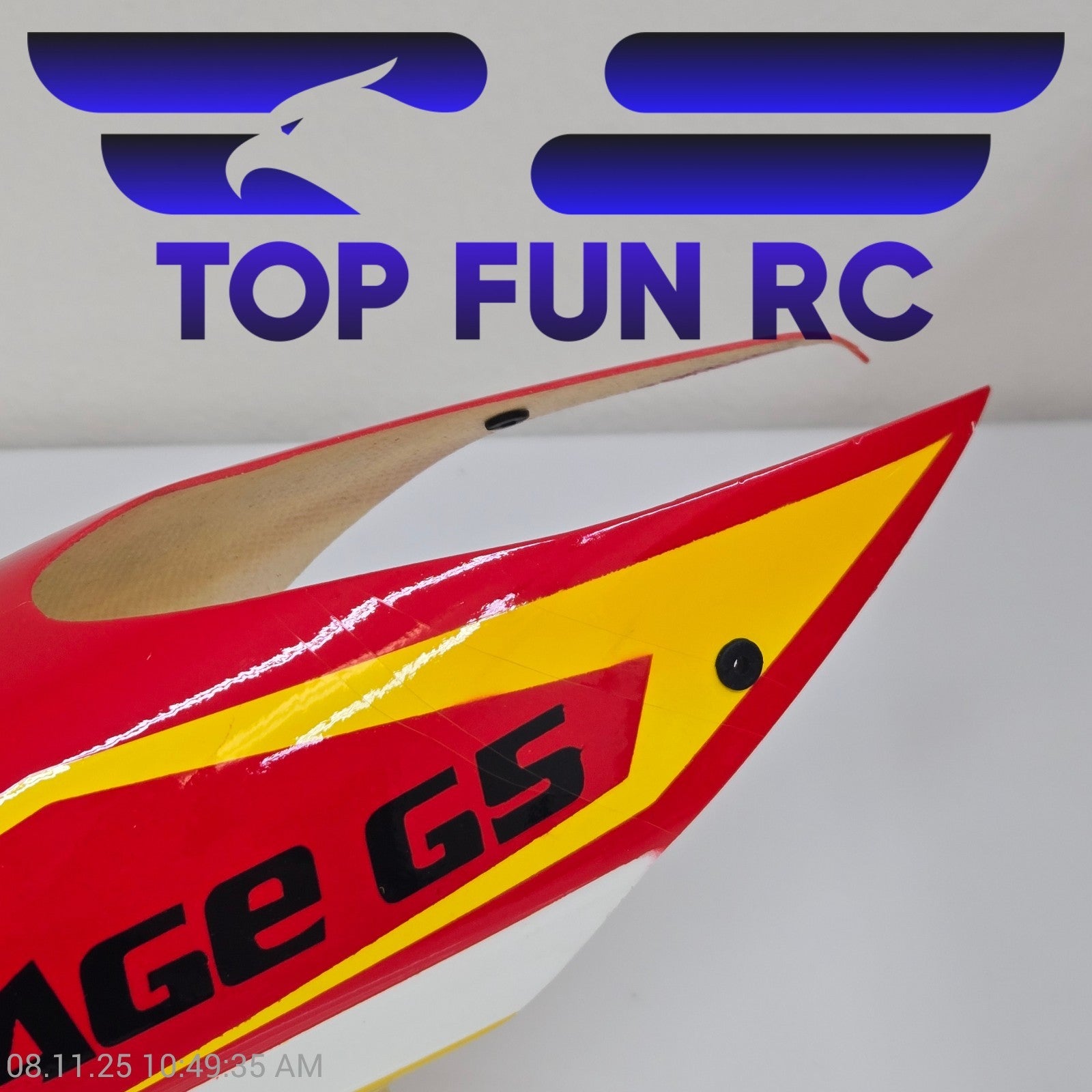 Outrage Helicopters KRGH 5001 FL CBA Flybarless Silver G10 1700Kv Motor