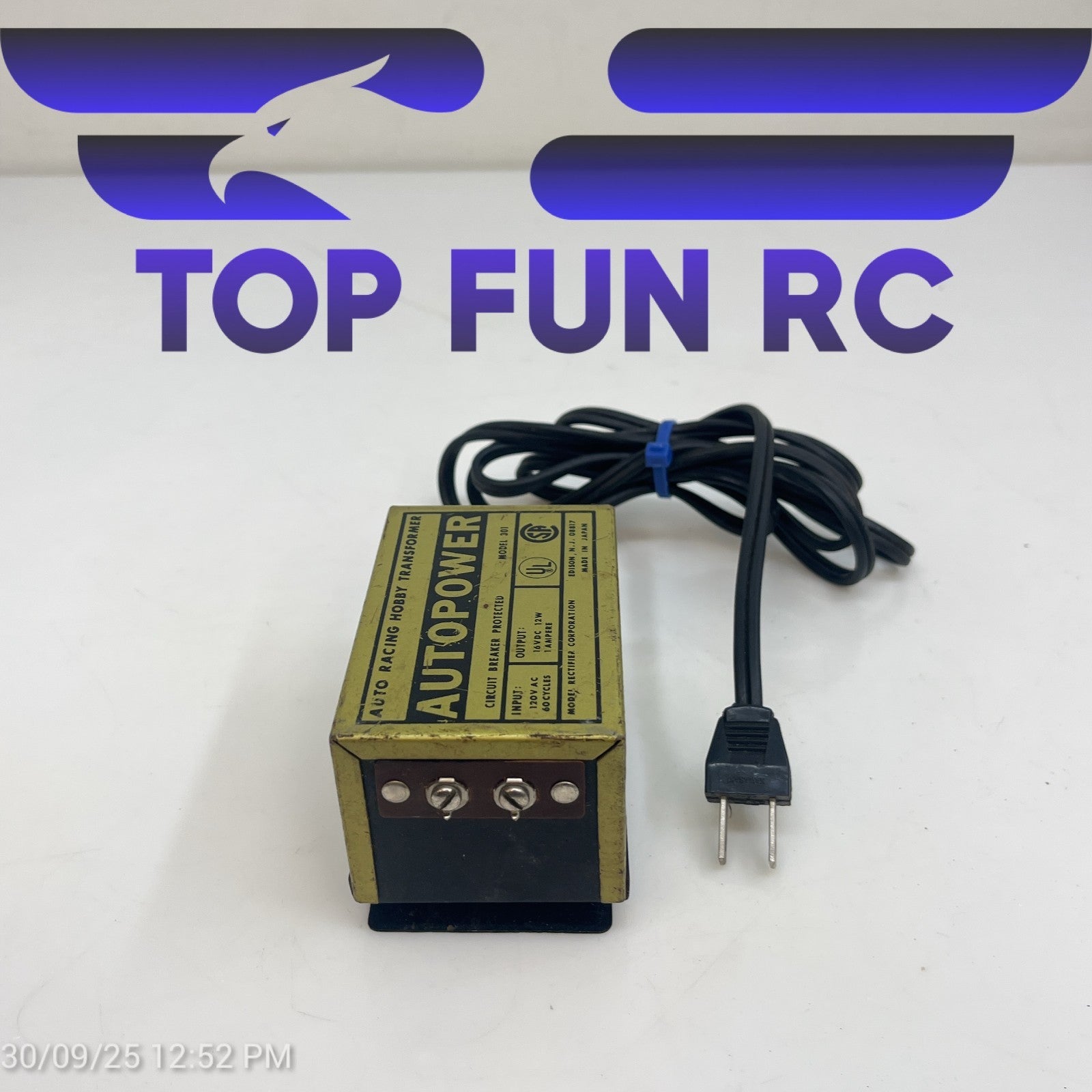 Autopower Transformer Model 301 120V AC 60 Cycles 12W