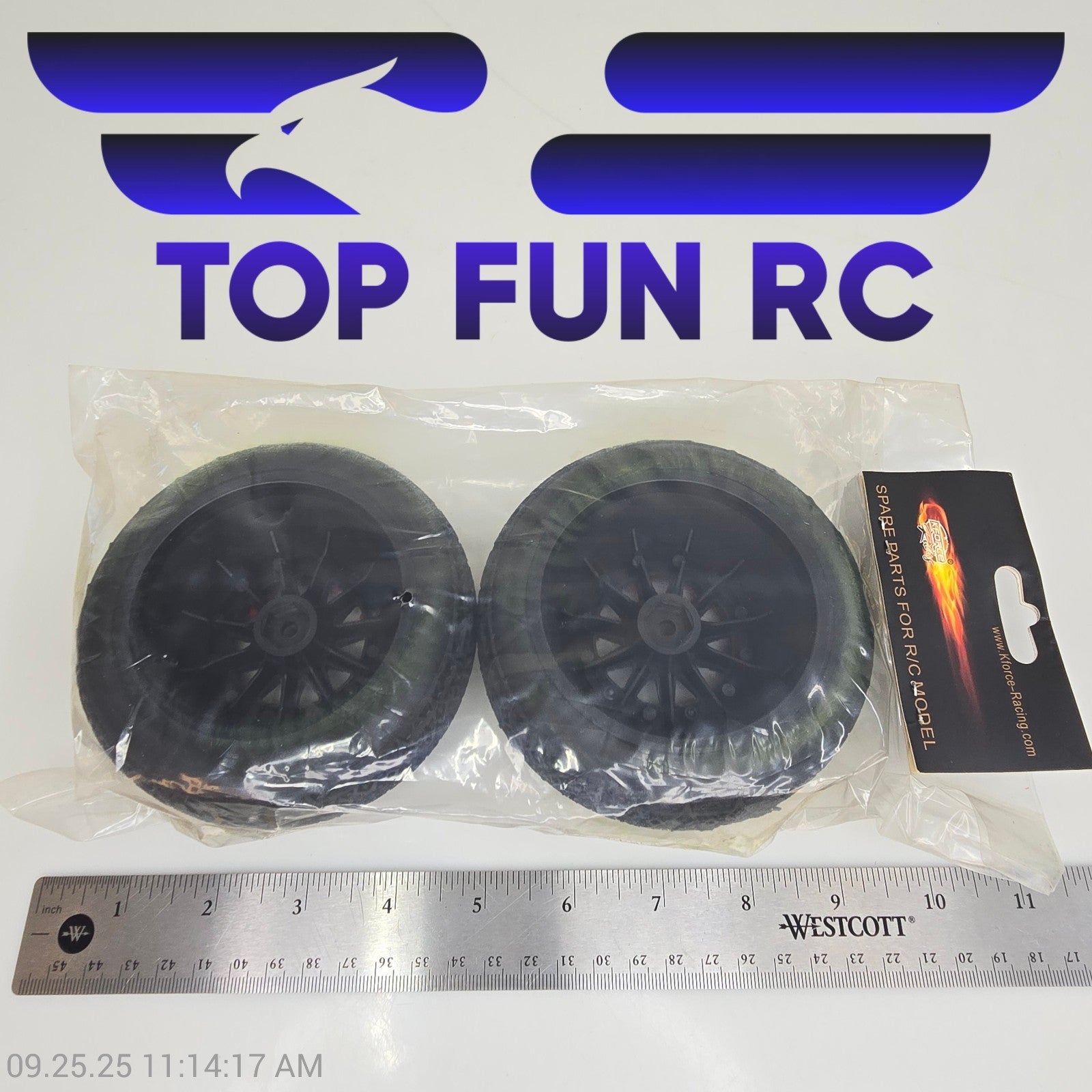 Kforce Racing 1/10 Scale Bead-Lock Short Course Truck Rubber Tires 12mm Hex