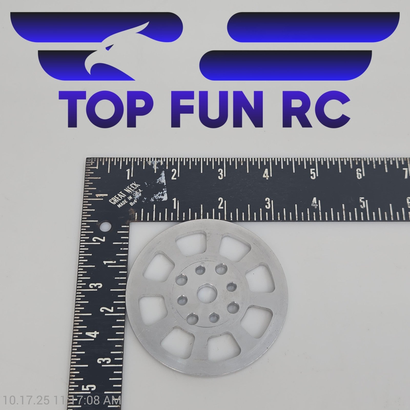RC Spinner Aluminum 2-Blade 3 1/4 Inch For Model Airplanes
