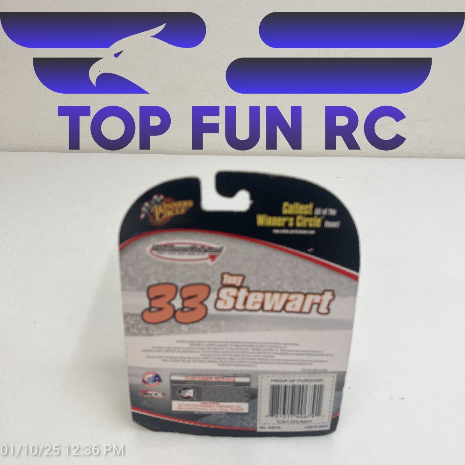 Winners Circle Tony Stewart #33 James Dean Hood Magnet Diecast