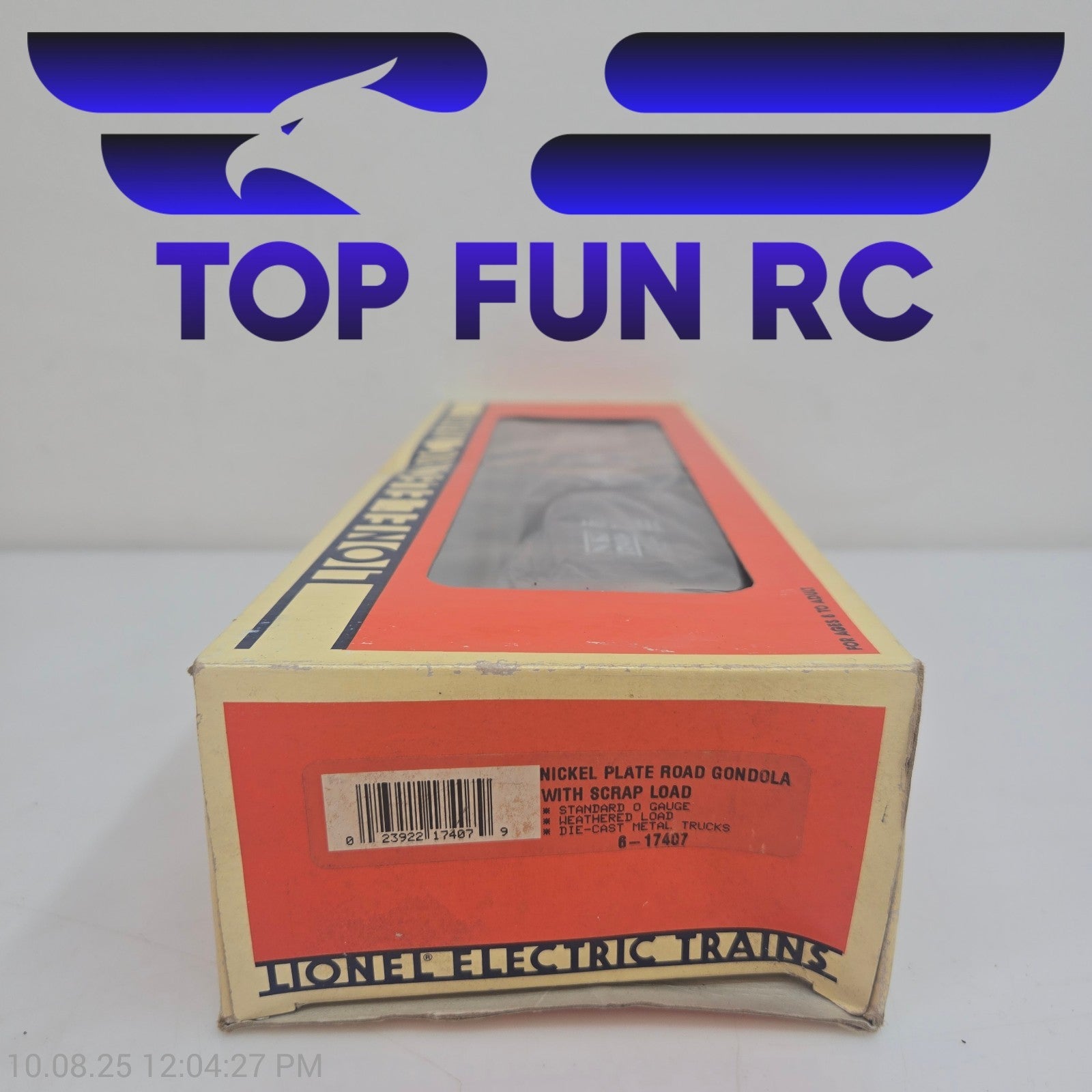 Lionel O-Gauge 6-17407 Nickel Plate Road Gondola w/ Scrap Load