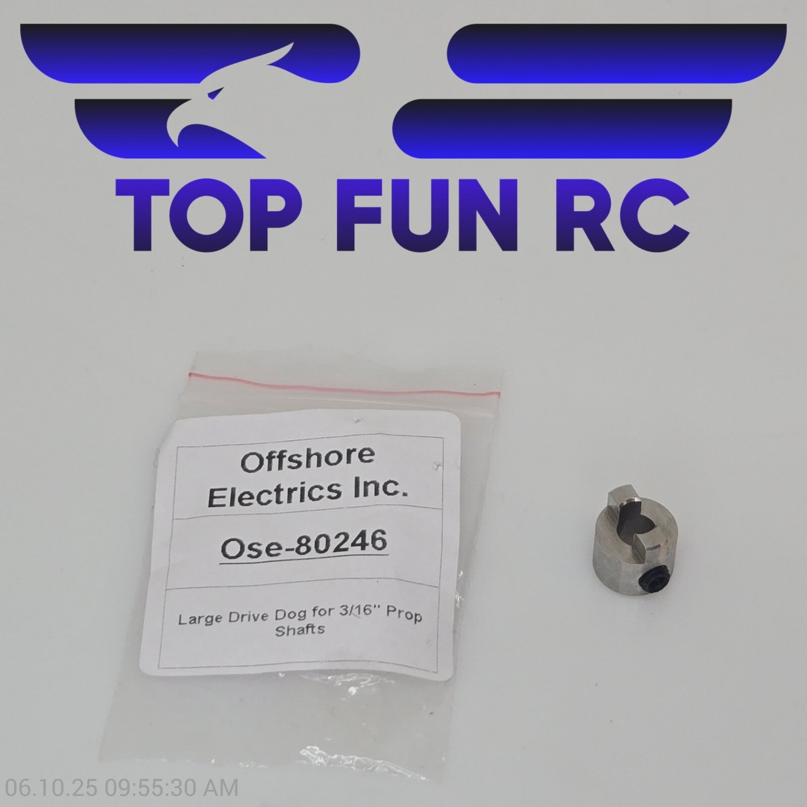 OSE Boat Parts OSE-80246 Large Drive Dog For 3/16" Prop Shafts