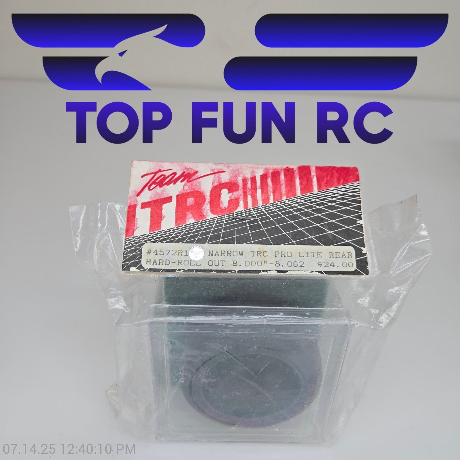 TRC 4572R1 Narrow Rear Hard Roll Out Tire Wheel For Pro Lite