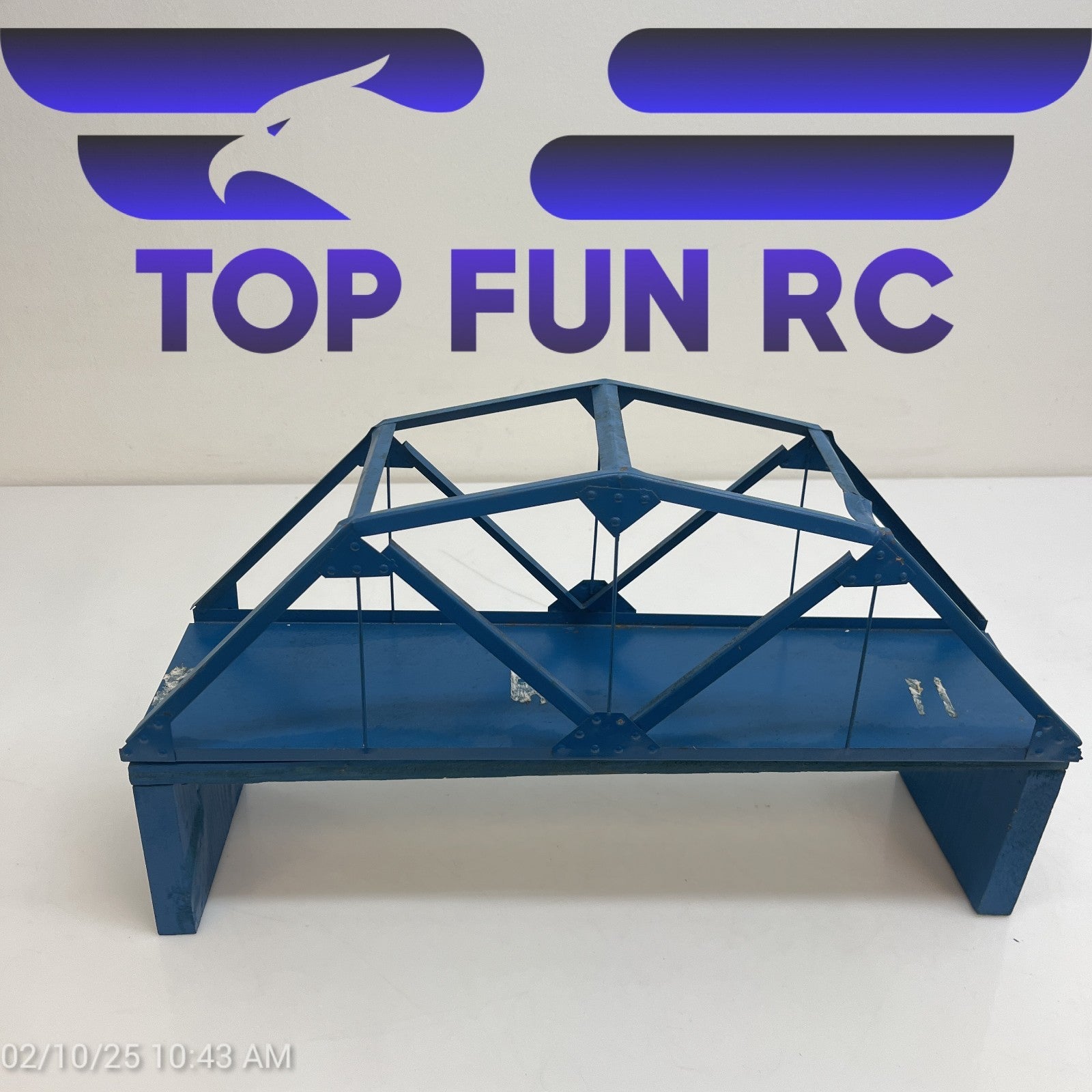 Vintage HO-Gauge Model Train Truss Bridge Assembled