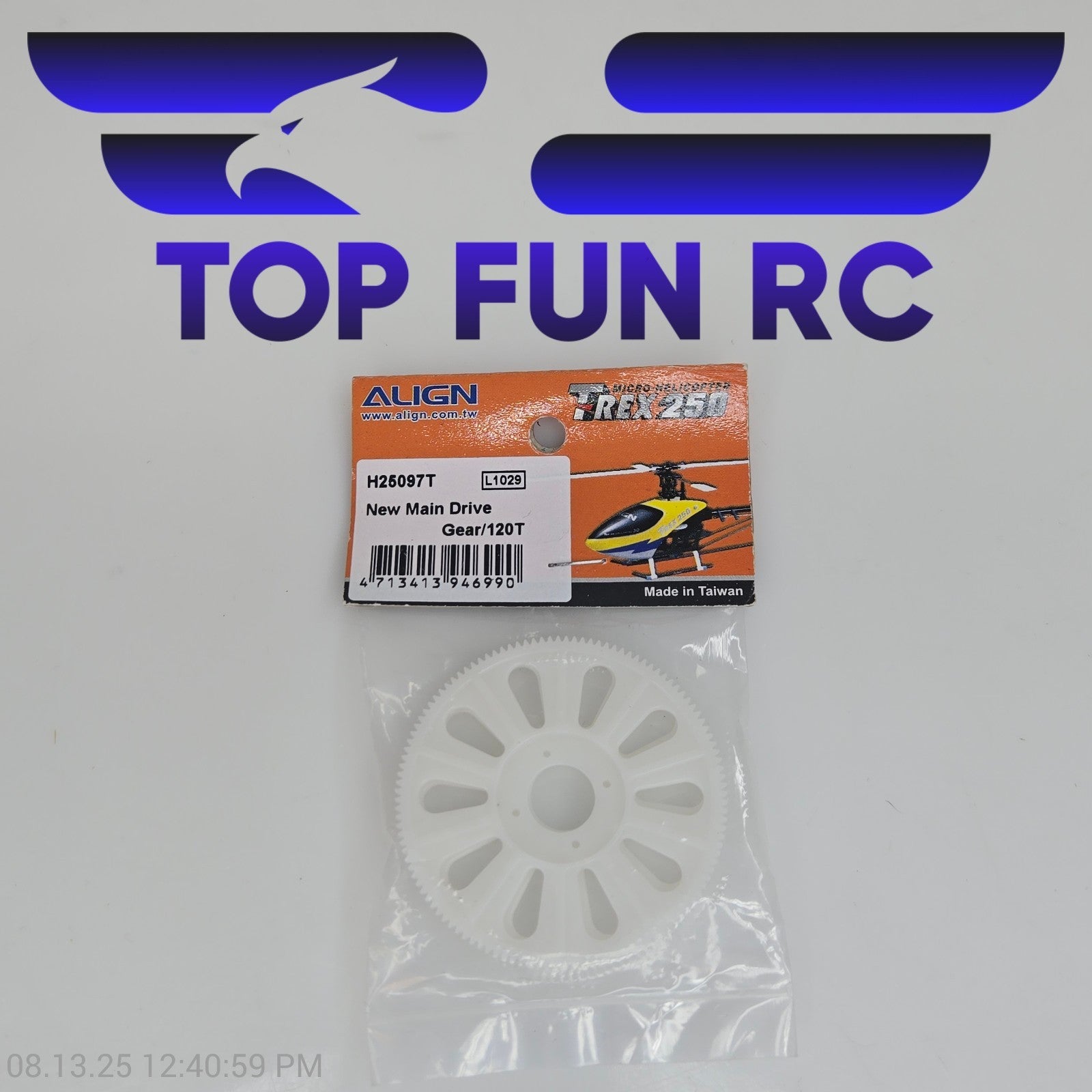 Align H25097T New Main Drive Gear 120T For TREX 250 Micro-Heli