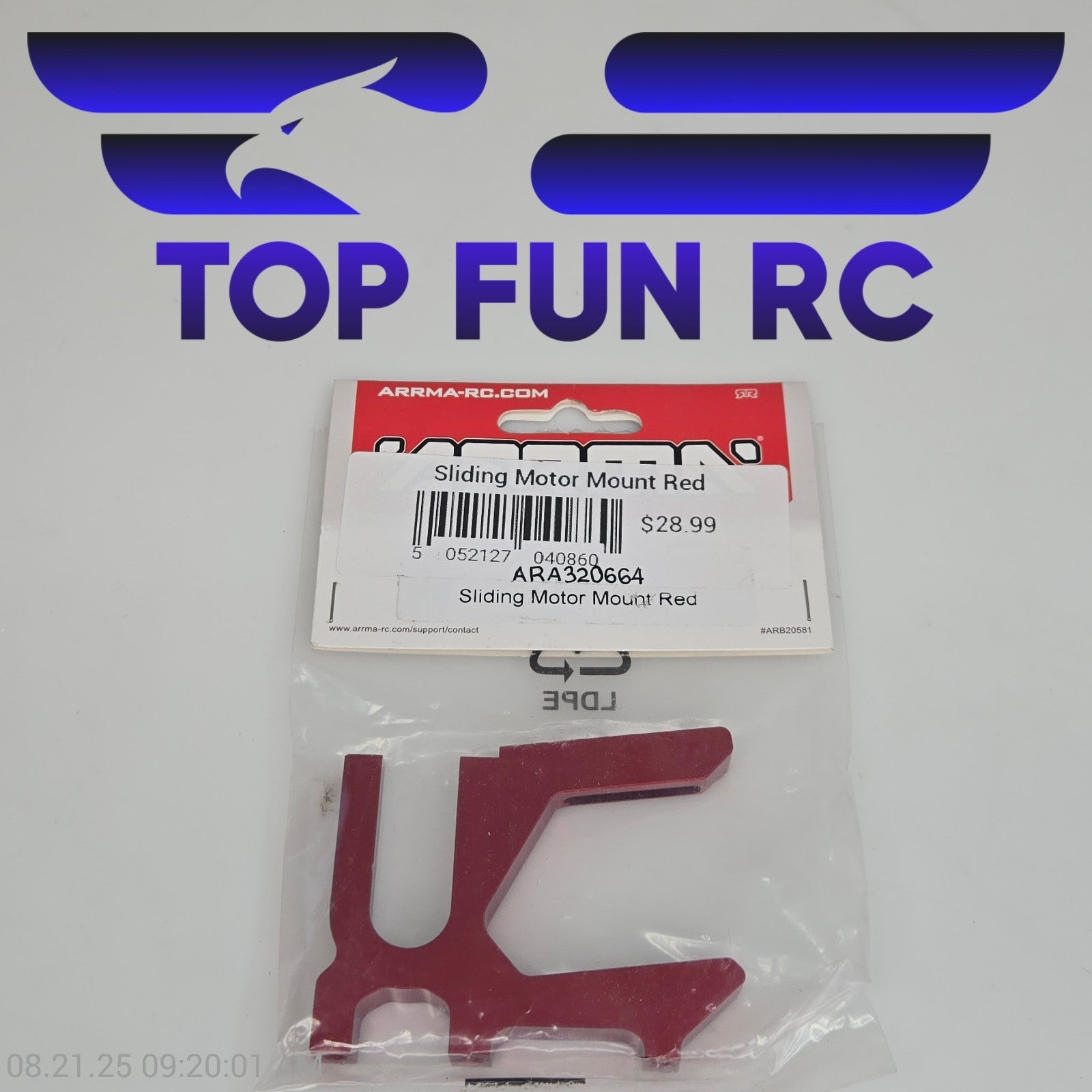 Arrma ARA320664 Sliding Motor Mount Red