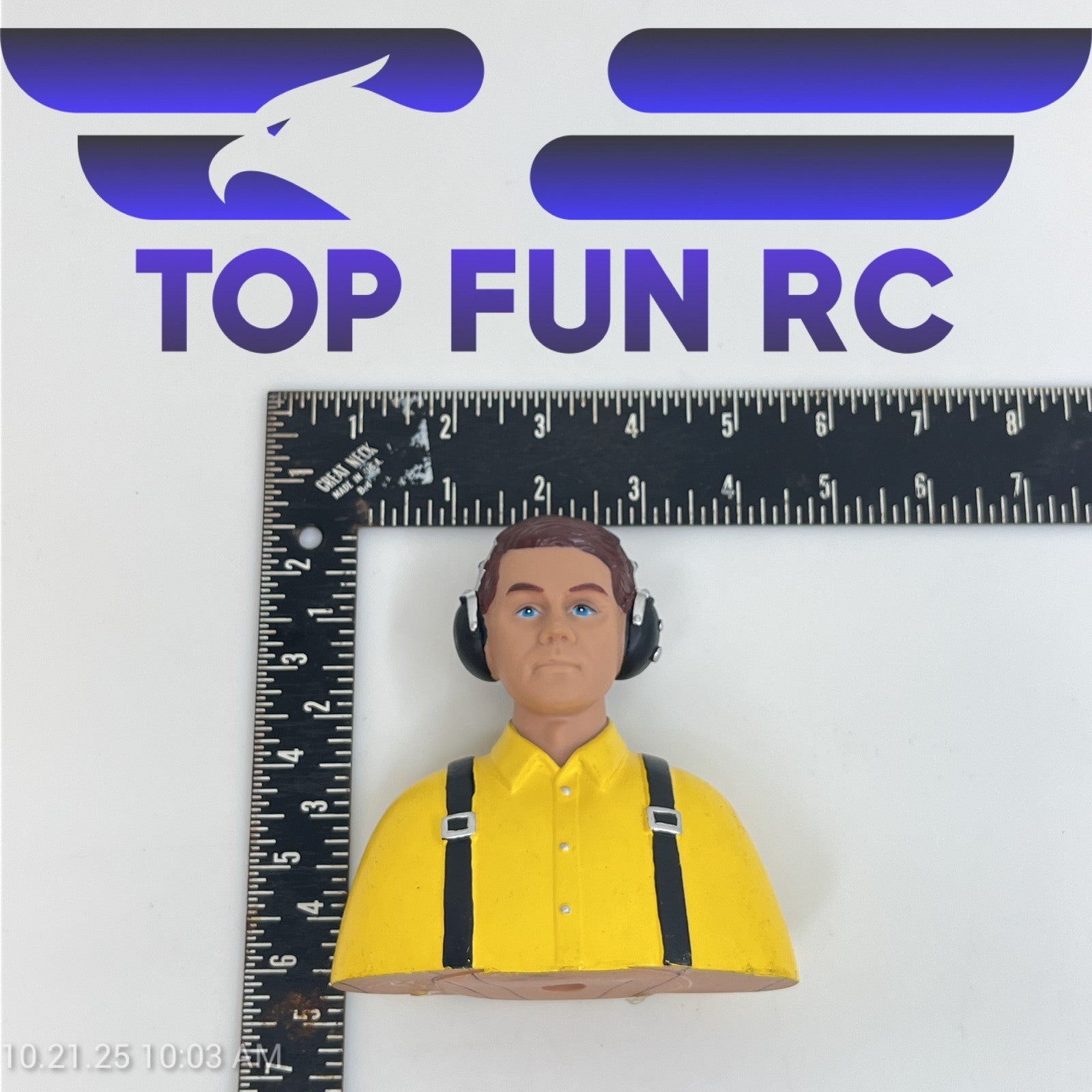 Great Planes GPMQ9064 Pilot 1/5 Civilian Yellow