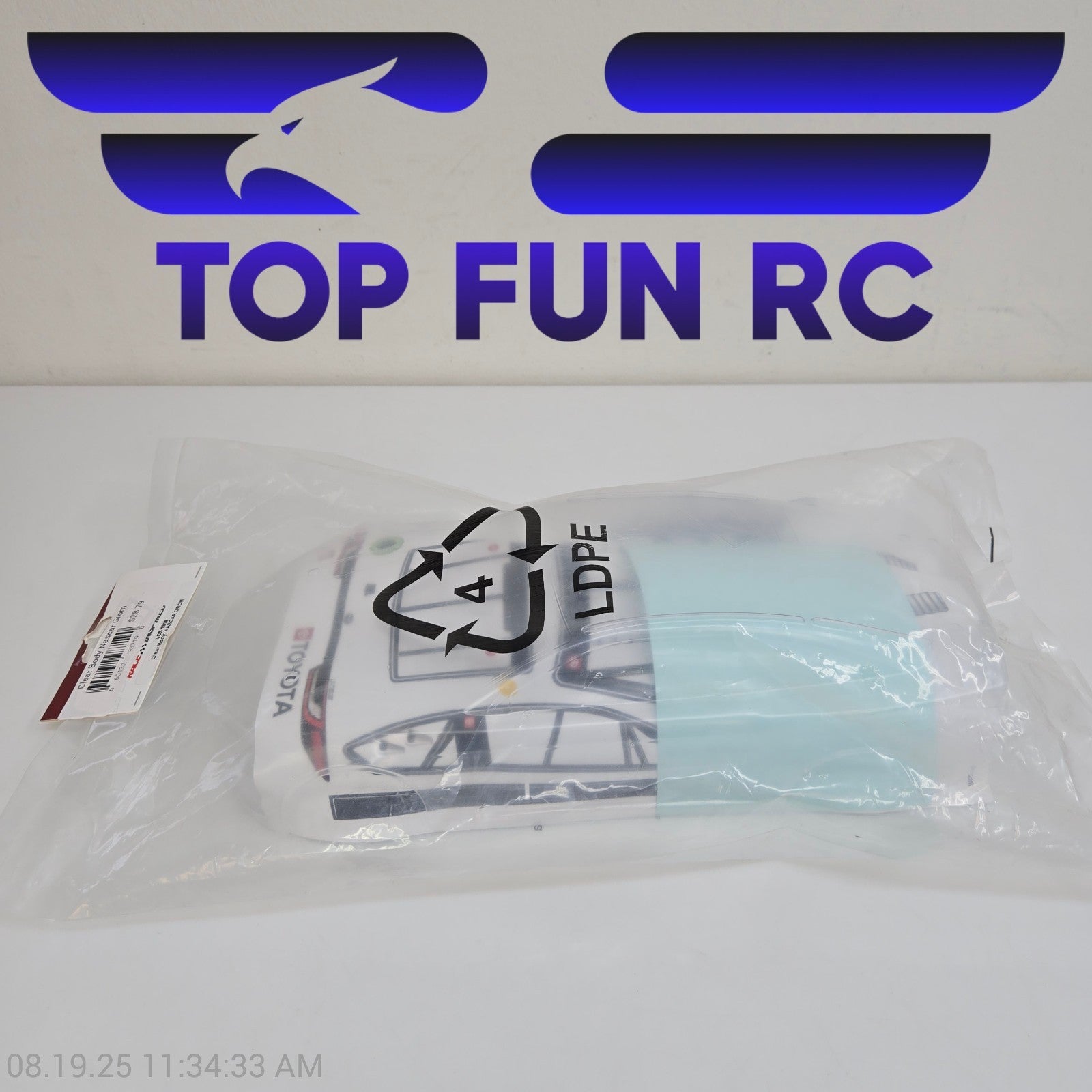 Losi LOS1918 Clear Body For Nascar Grom
