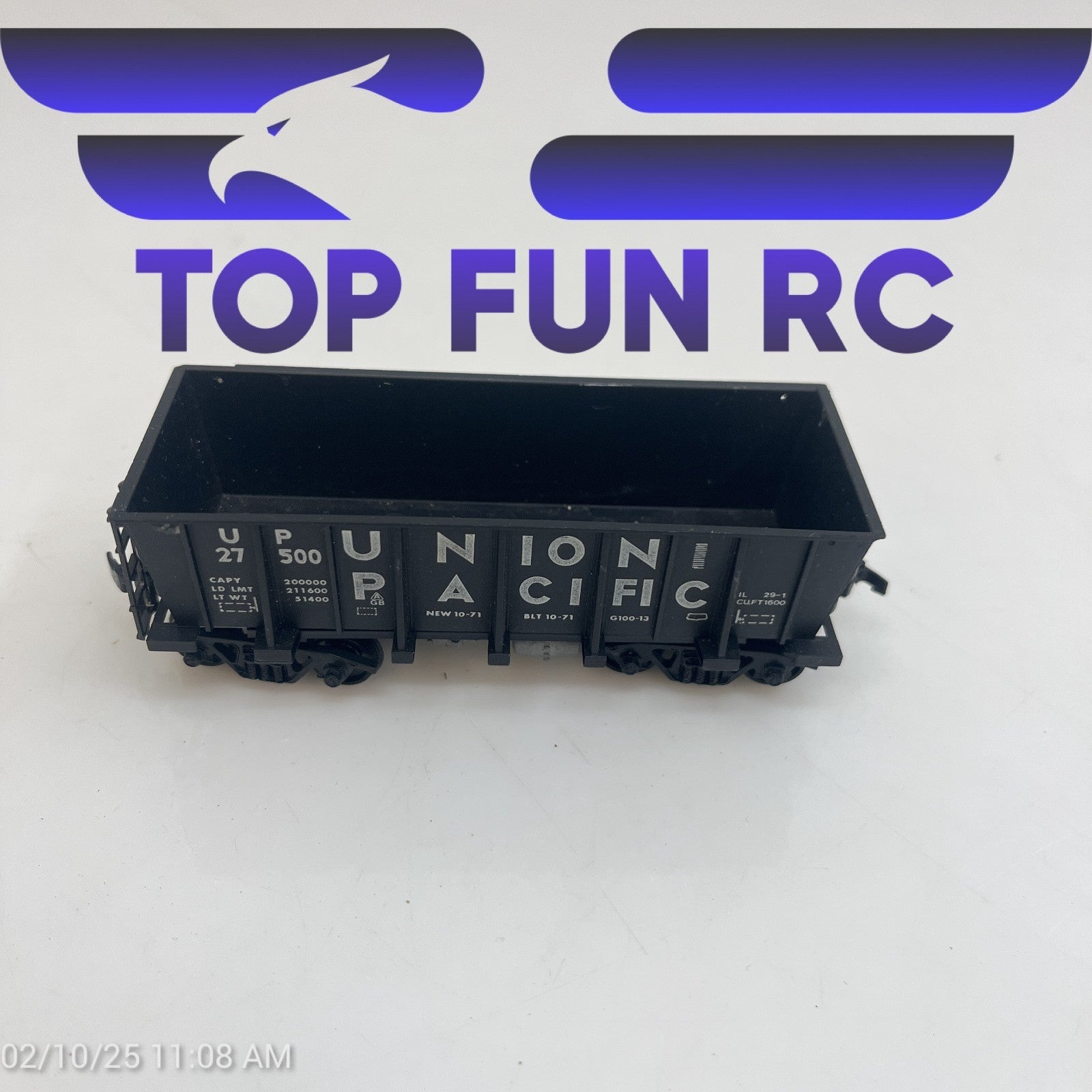 Athearn HO-Gauge 3806 UP Union Pacific Livery Coal Car