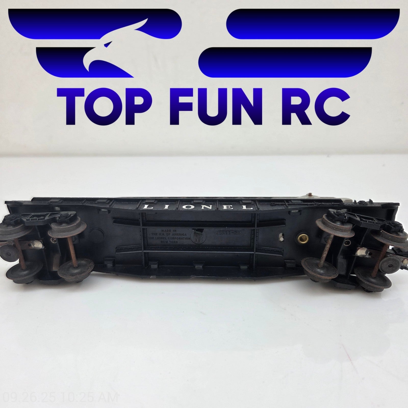Lionel O-Gauge 6512 Cherry Picker Car "Missing Astronaut & Bucket"