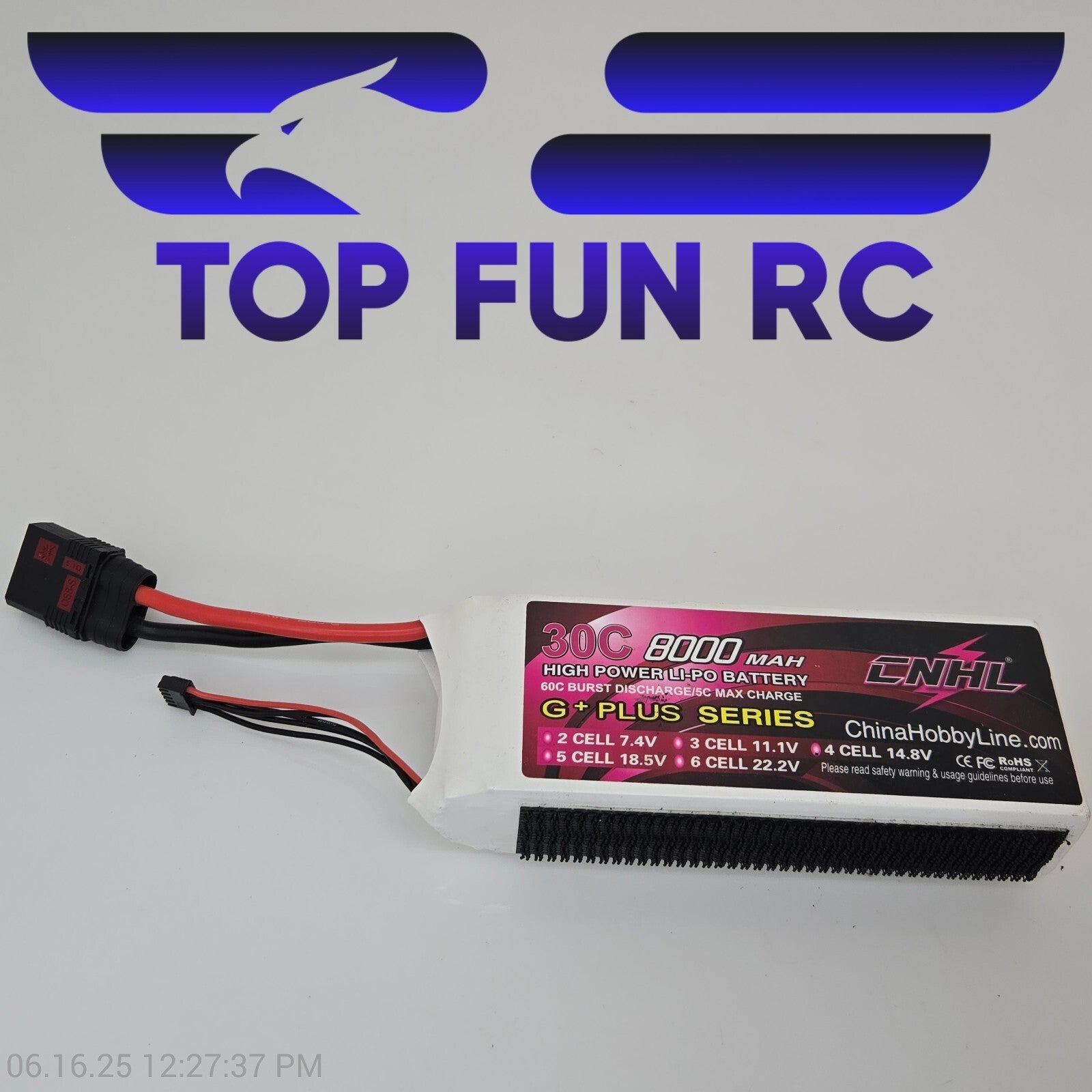 CNHL 8000MAH 3S 11.1V 30C Lipo Battery All Cells Balanced